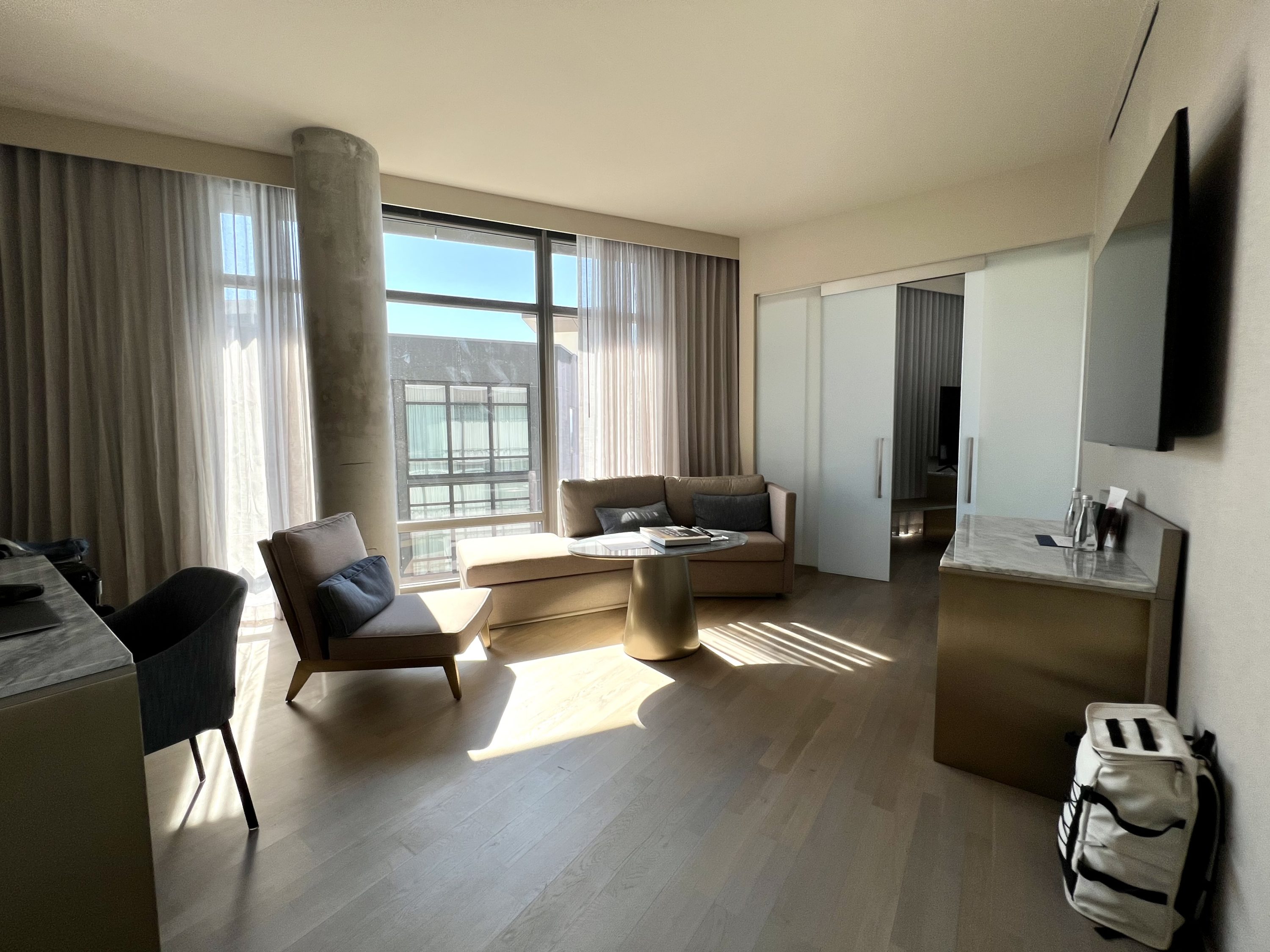 TETRA Hotel Autograph Collection suite living area