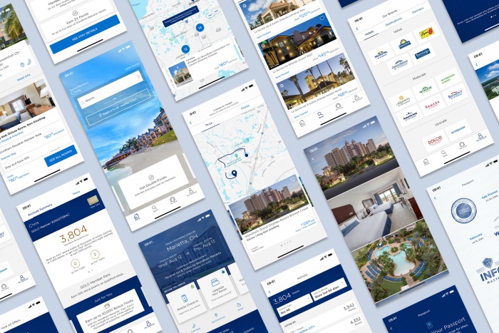 Wyndham mobile app screenshots