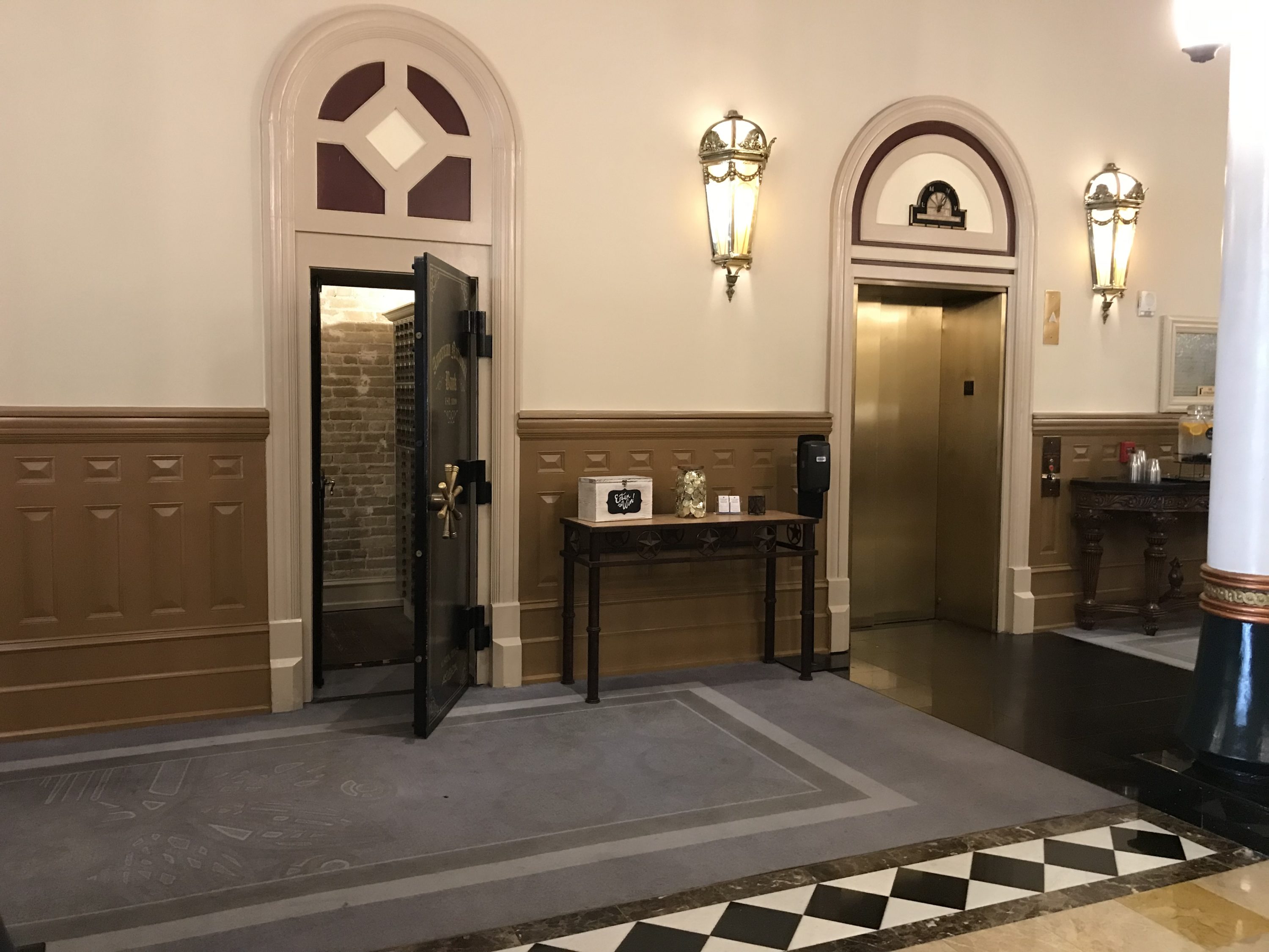 Bank vault at The Driskill