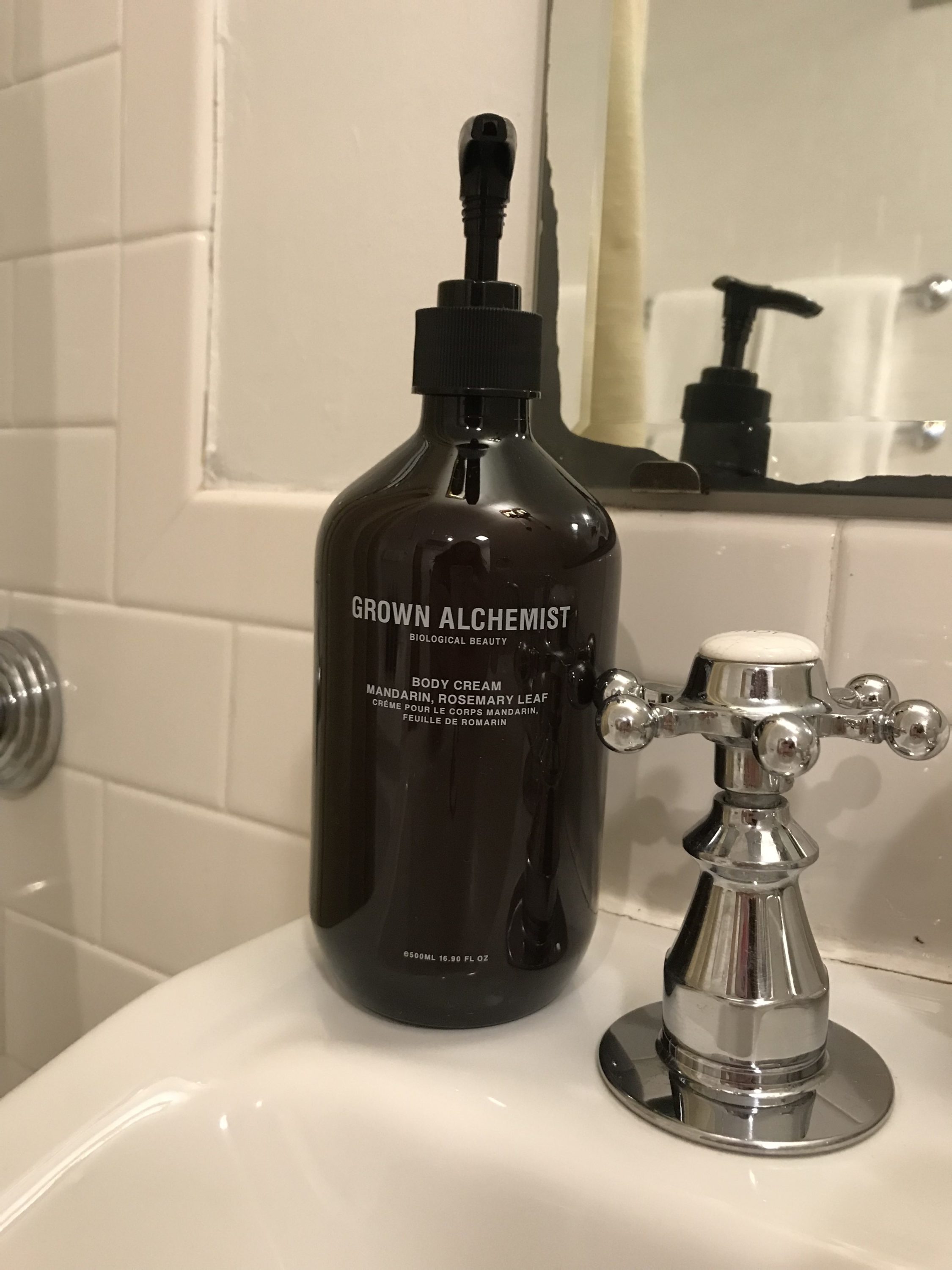Grown Alchemist body cream amenity at The Driskill