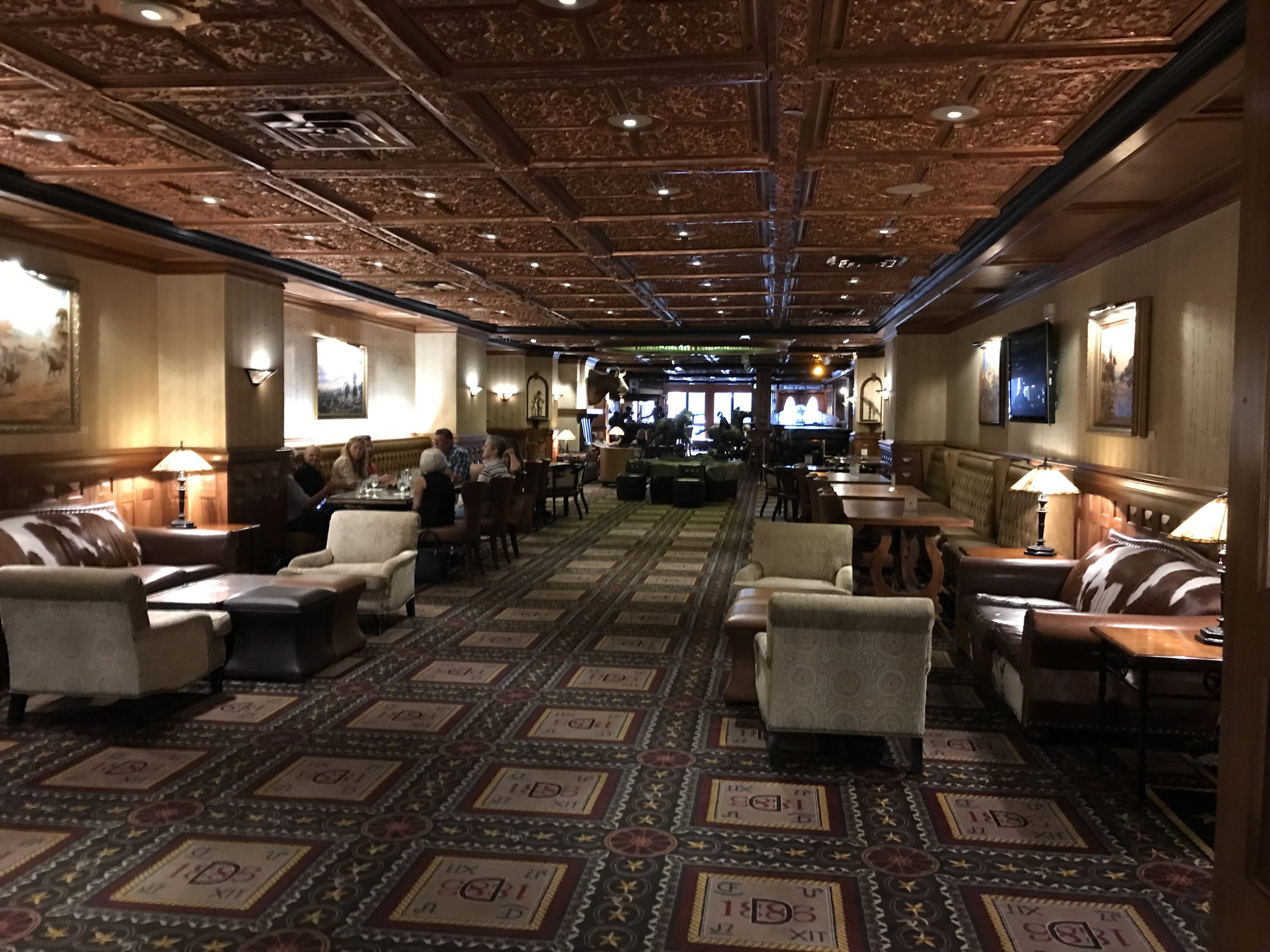 The Driskill Bar view from lobby entrance
