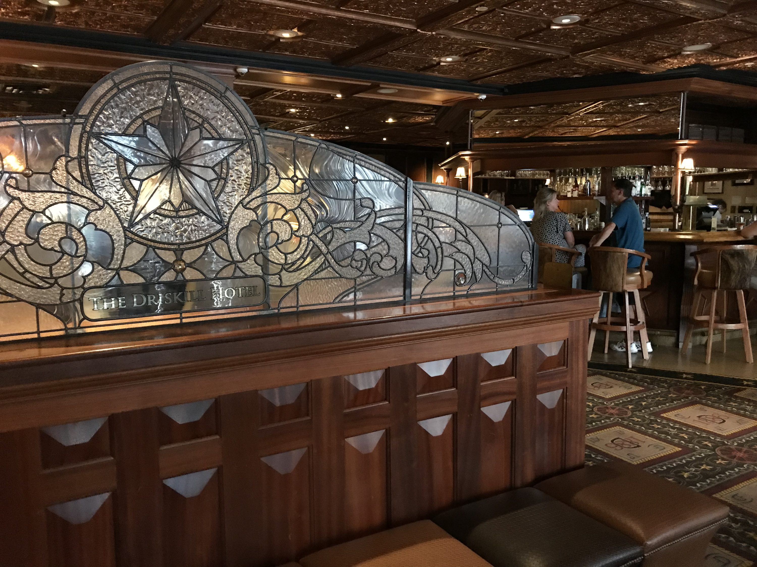 Waiting area in The Driskill Bar