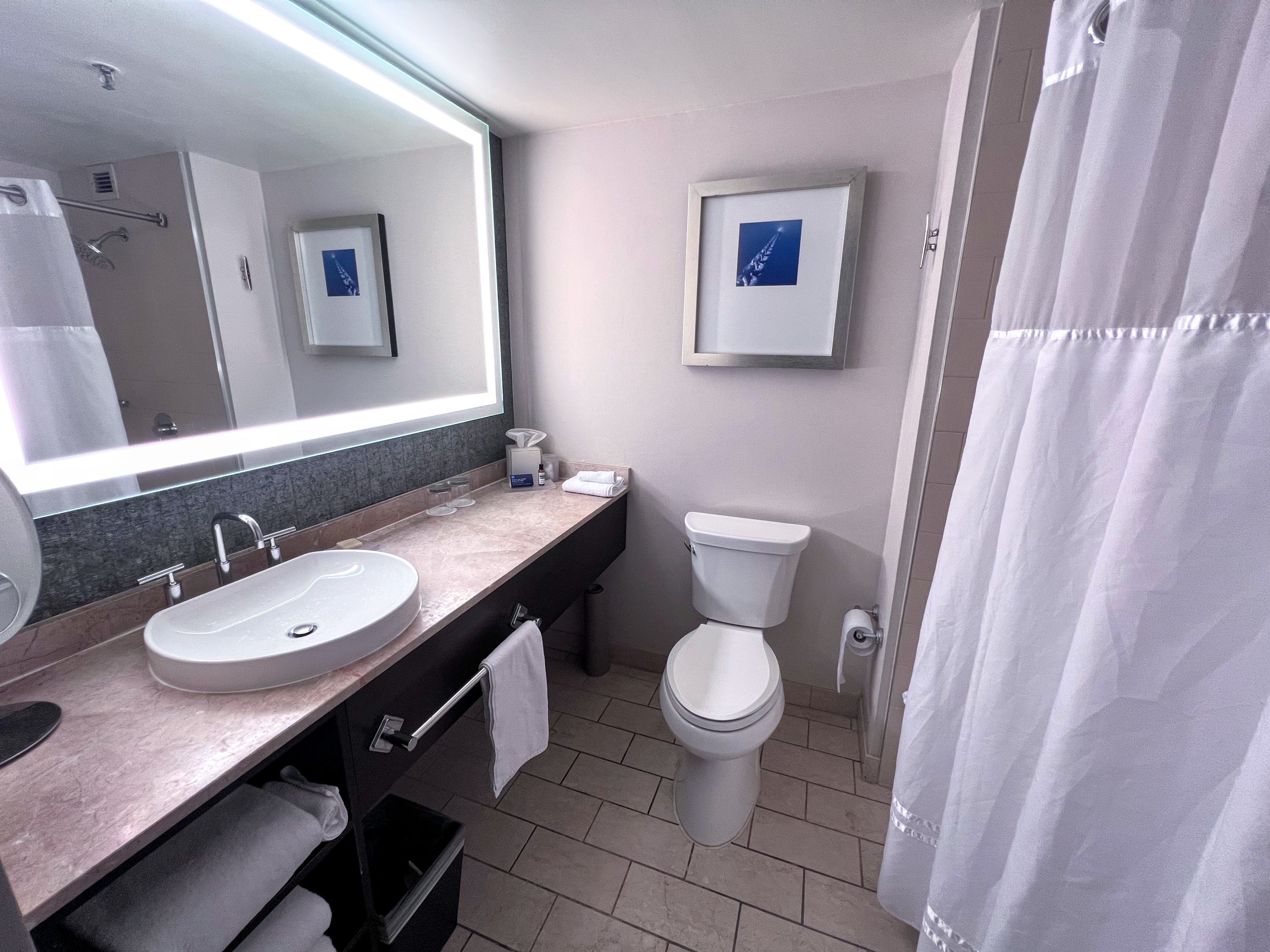 Bathroom at Hyatt Centric Fisherman's Wharf San Francisco