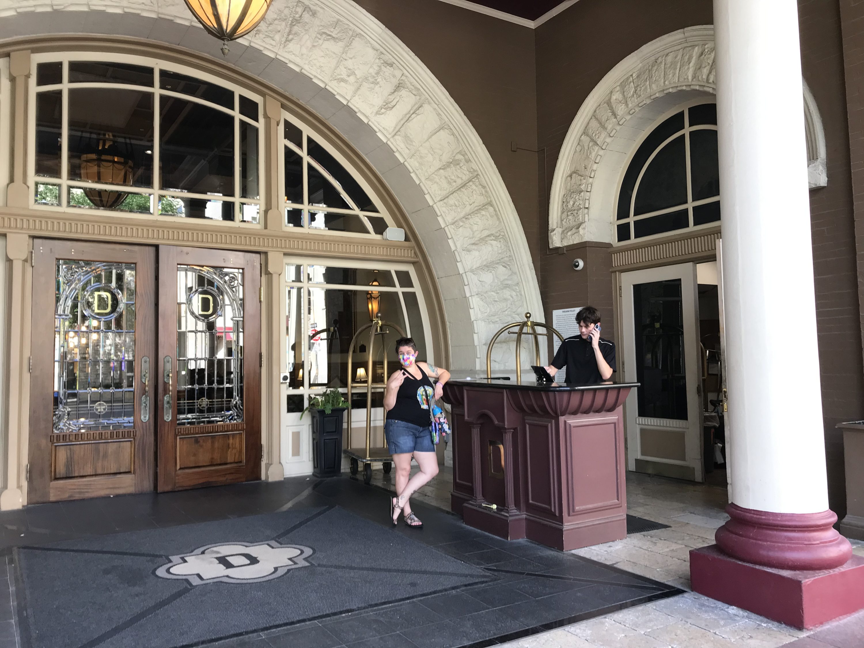Valet at The Driskill Hotel.