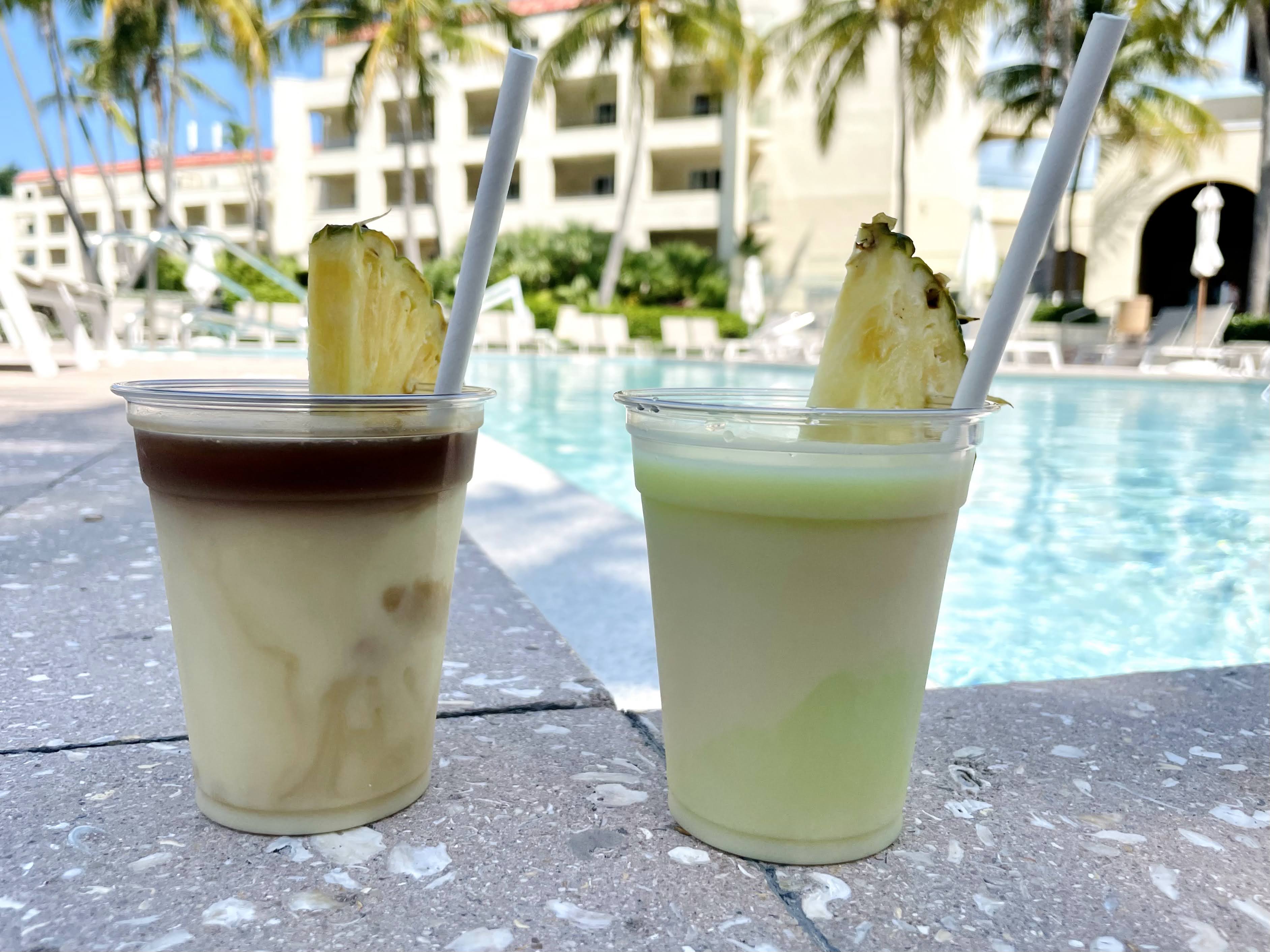 Poolside drinks at Casa Marina