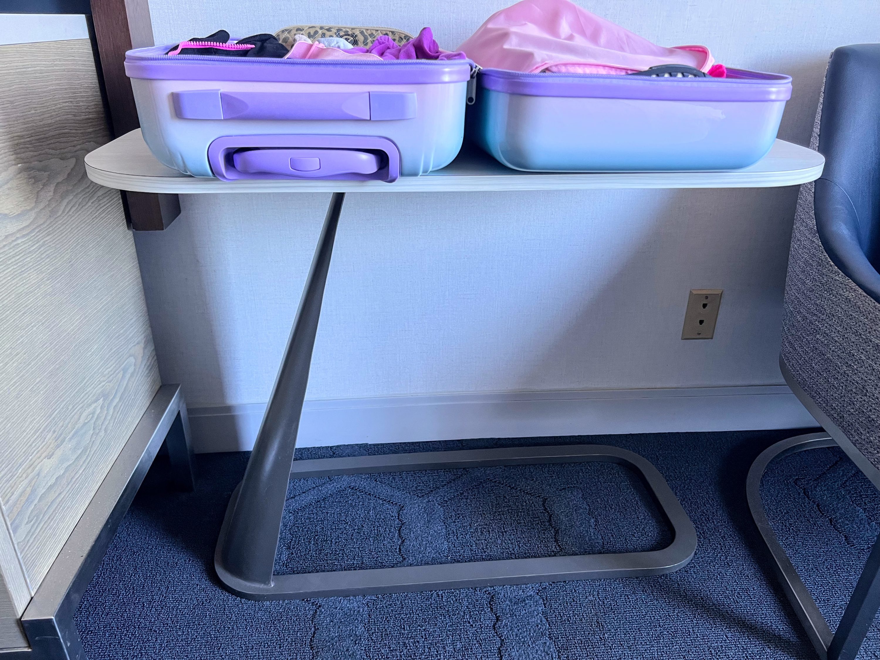 Hyatt Centric Fisherman's Wharf San Francisco in room luggage rack