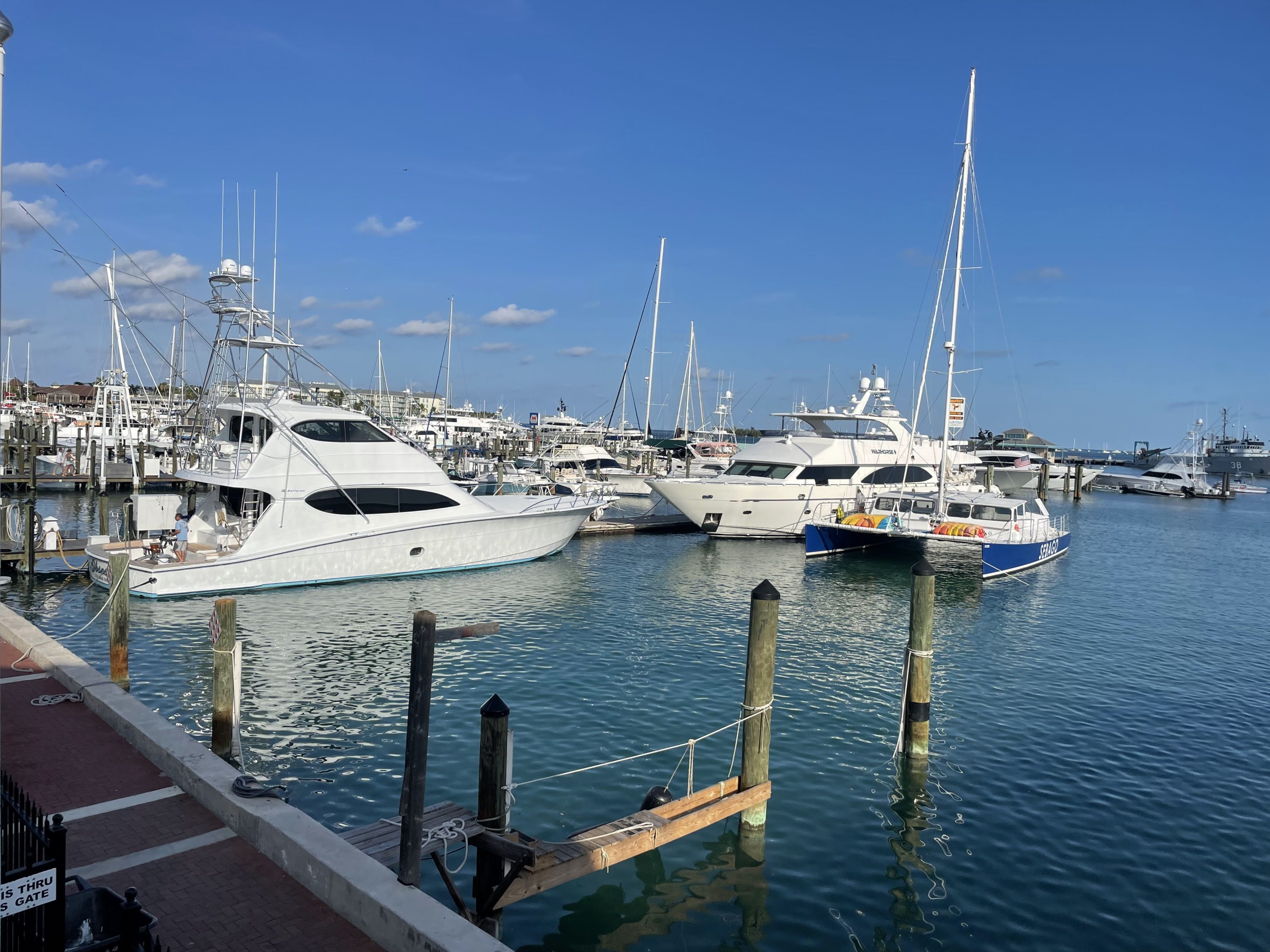 Boats in Key West Bight