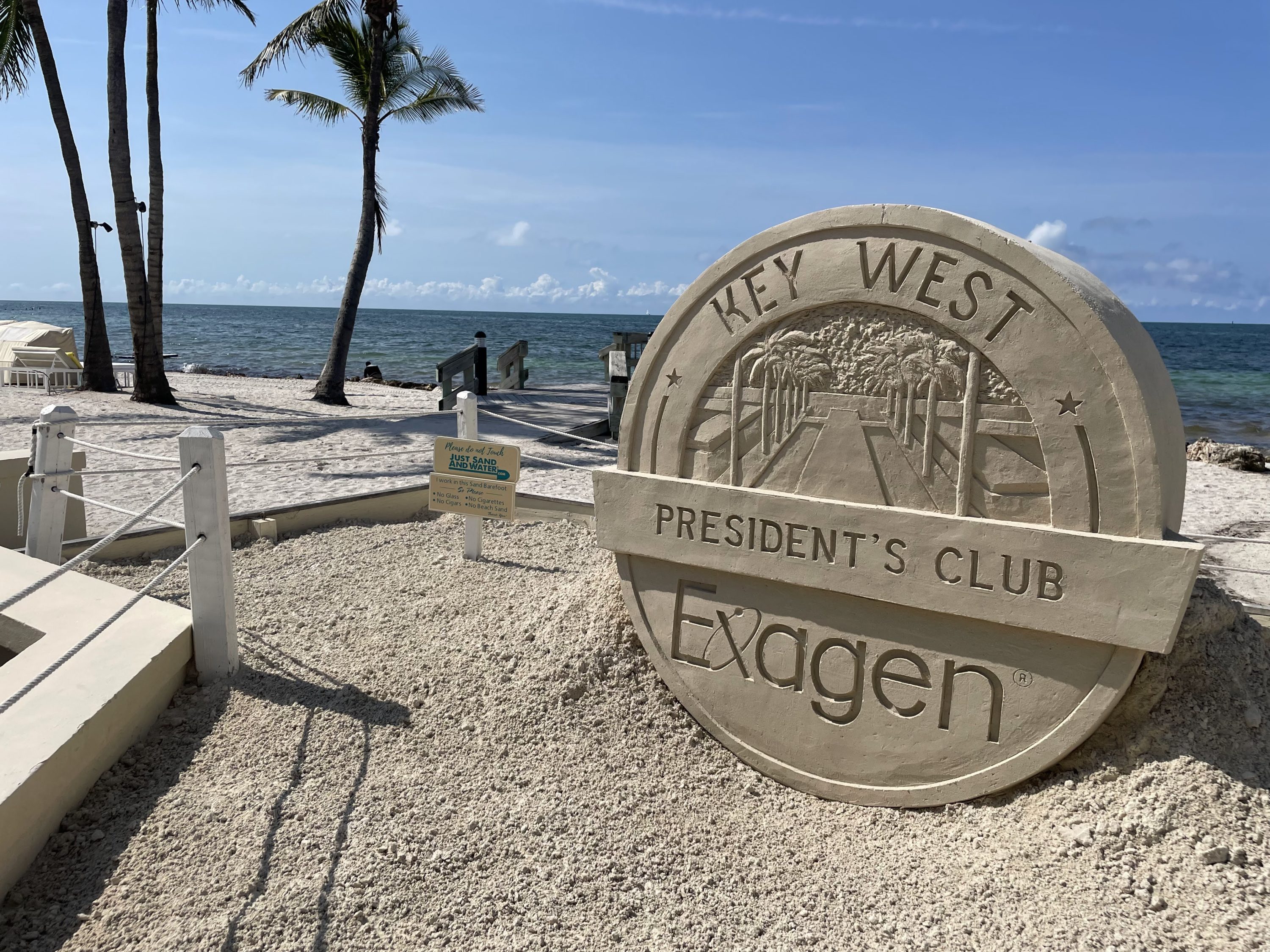 Sand carvings at Casa Marina Key West