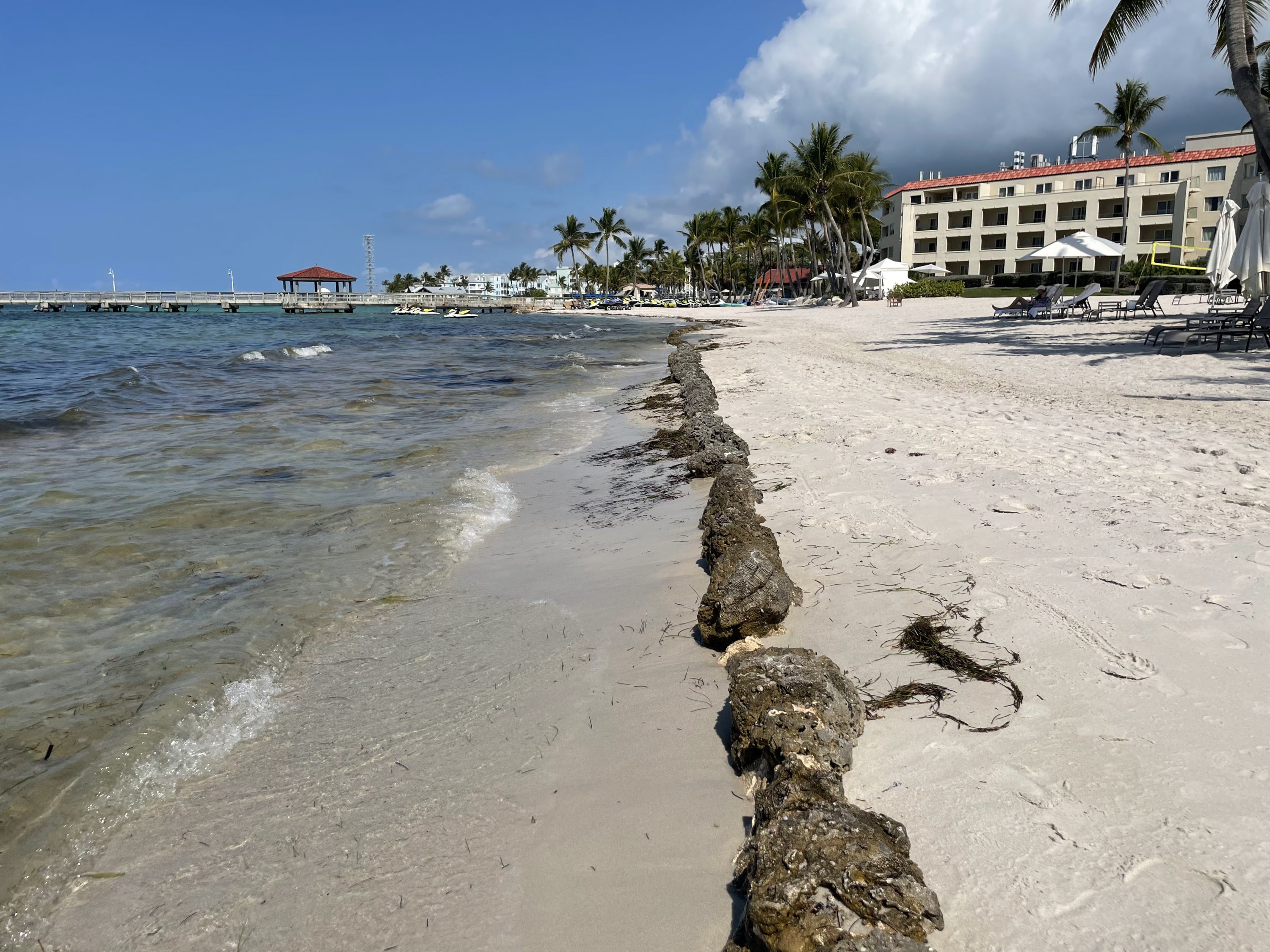 The beach at Casa Marina Key West