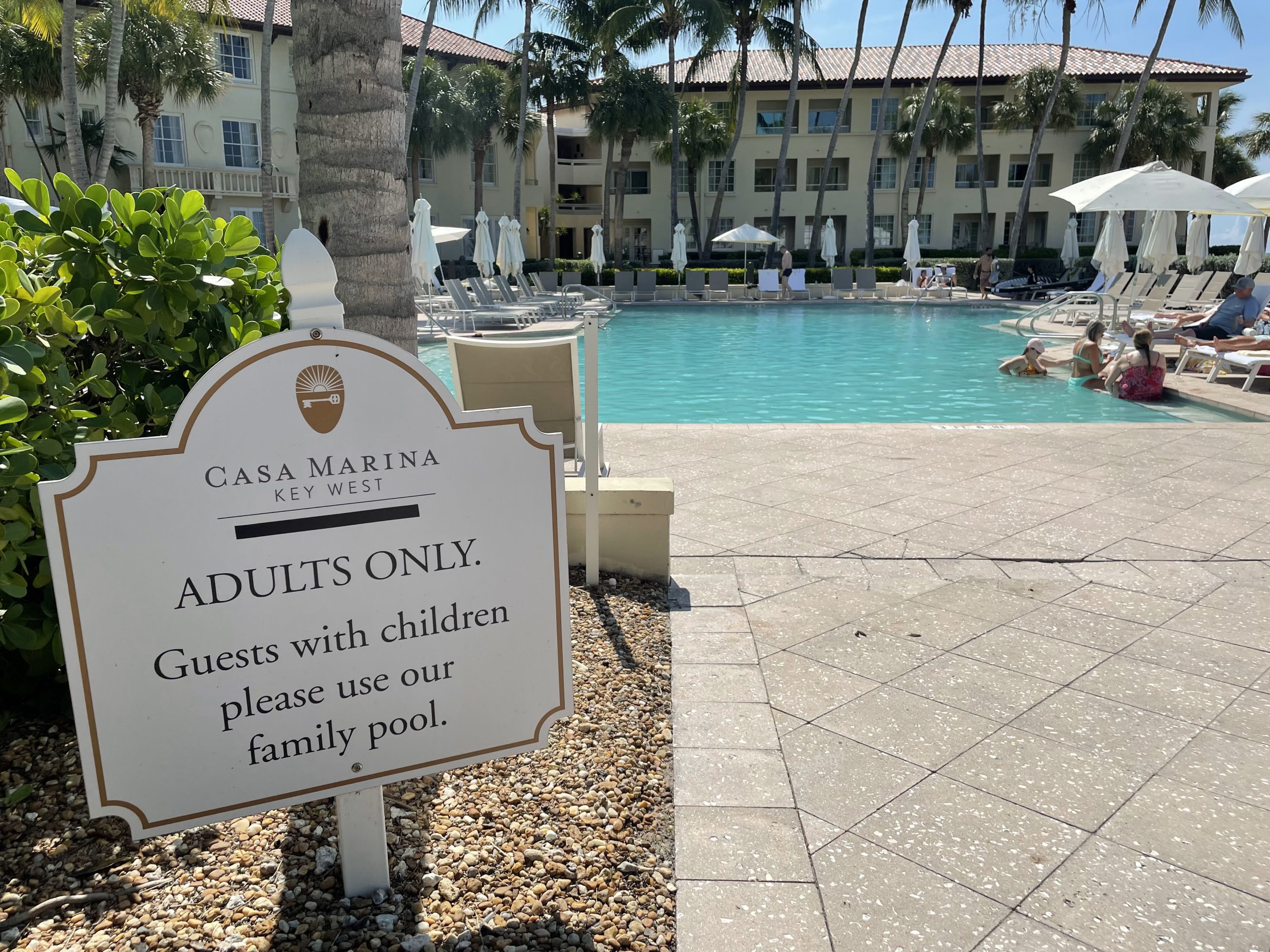 Casa Marina adults-only pool