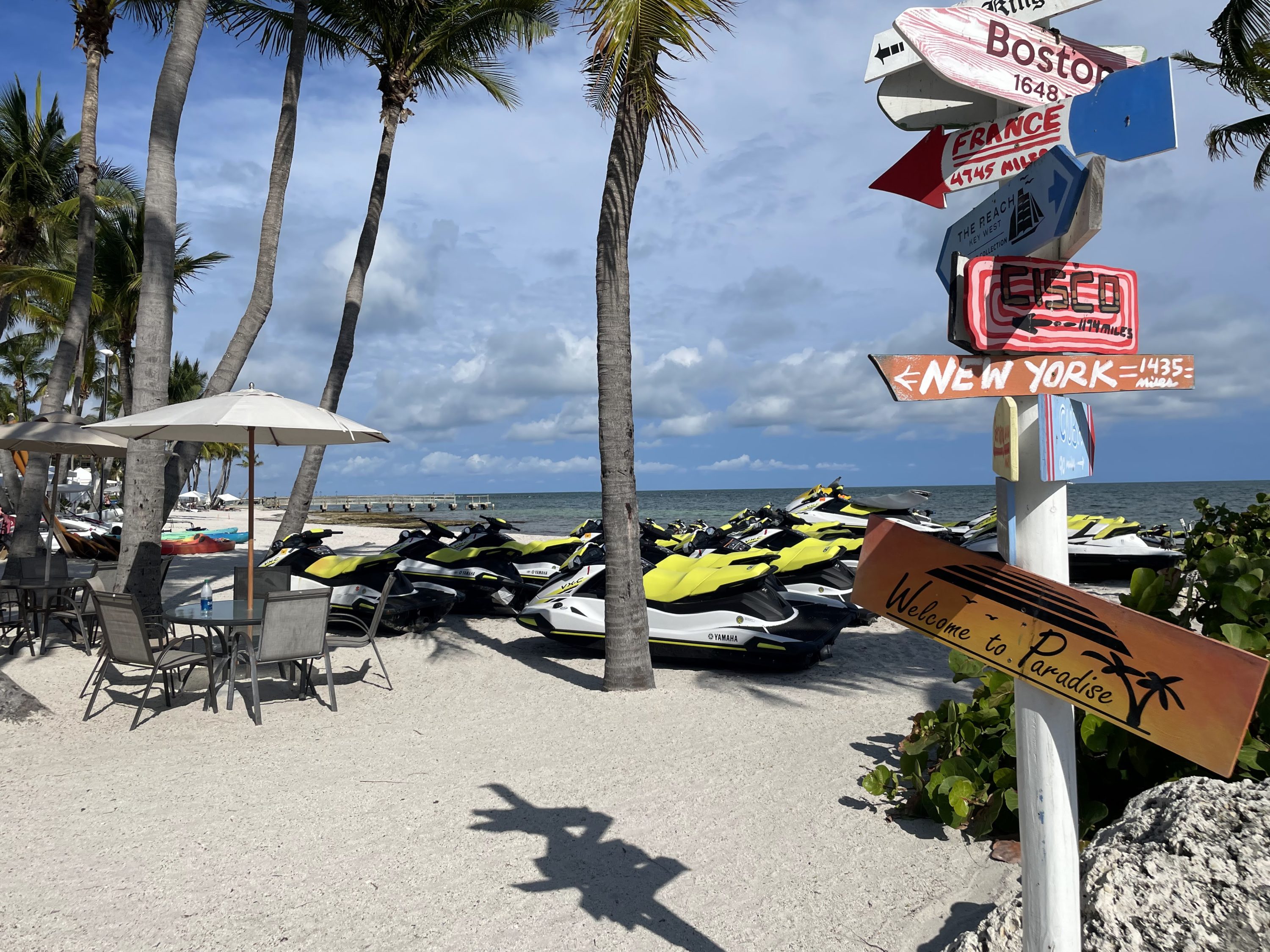 Jet ski rentals at Barefoot Billy's Casa Marina