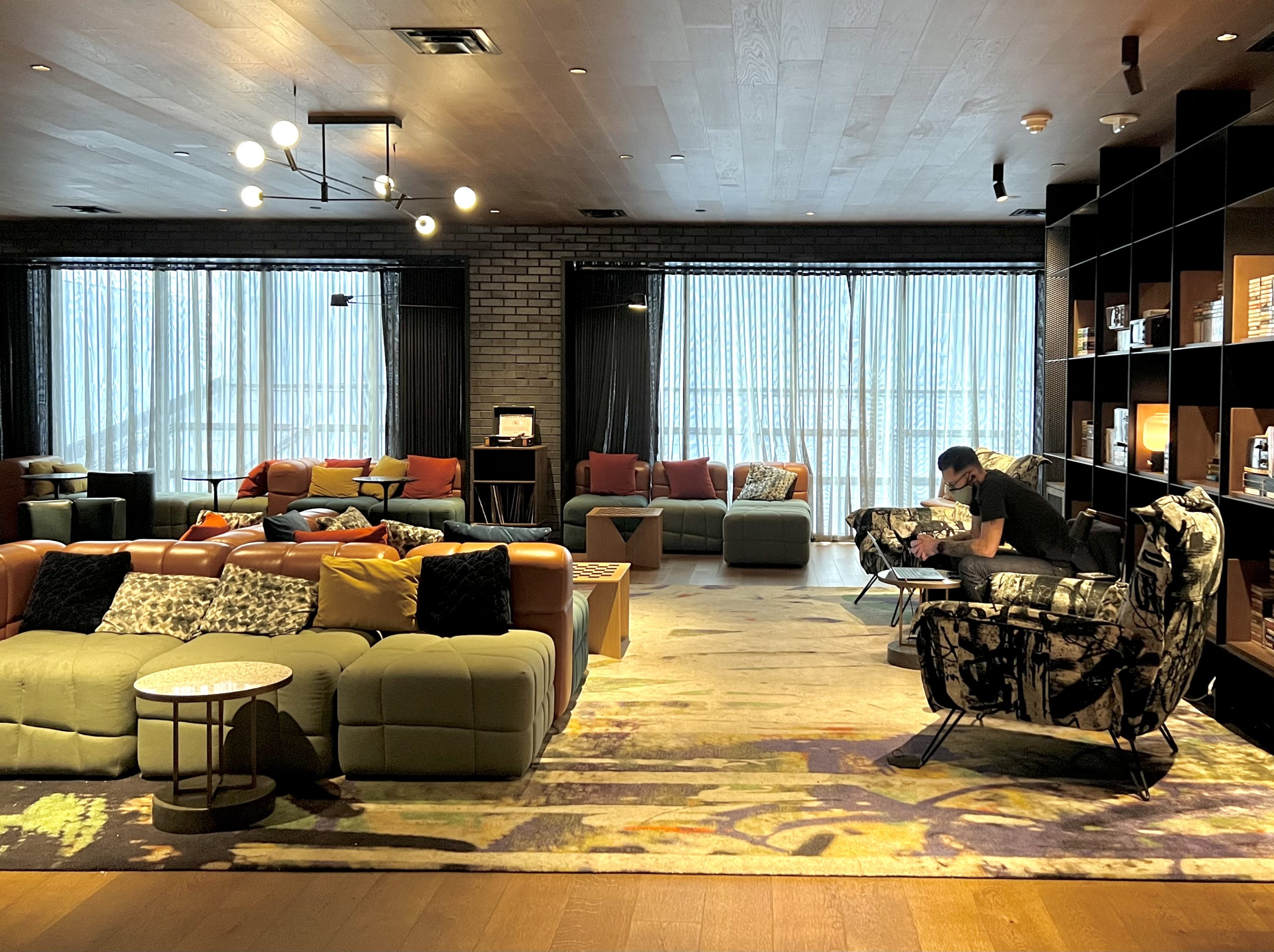 Moxy East Village Alphabet Bar Café cosy seating