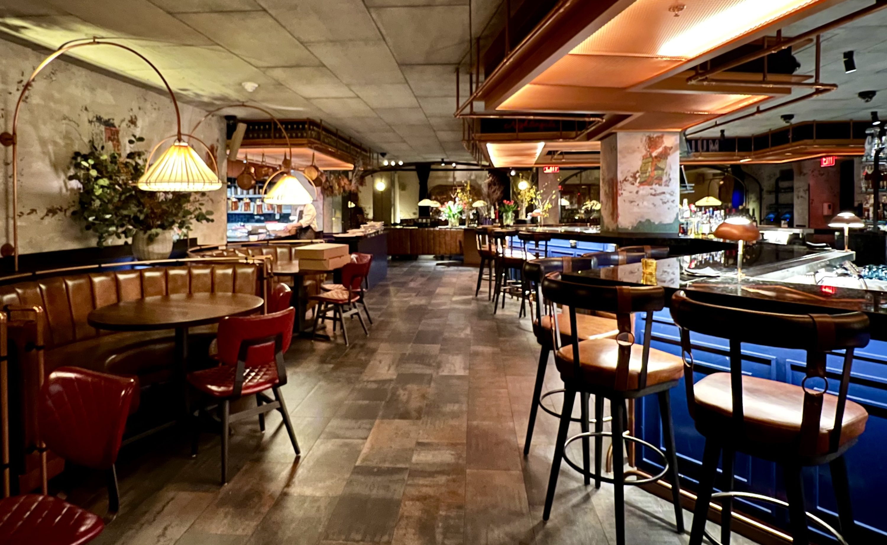 Moxy East Village Cathédrale bar seating