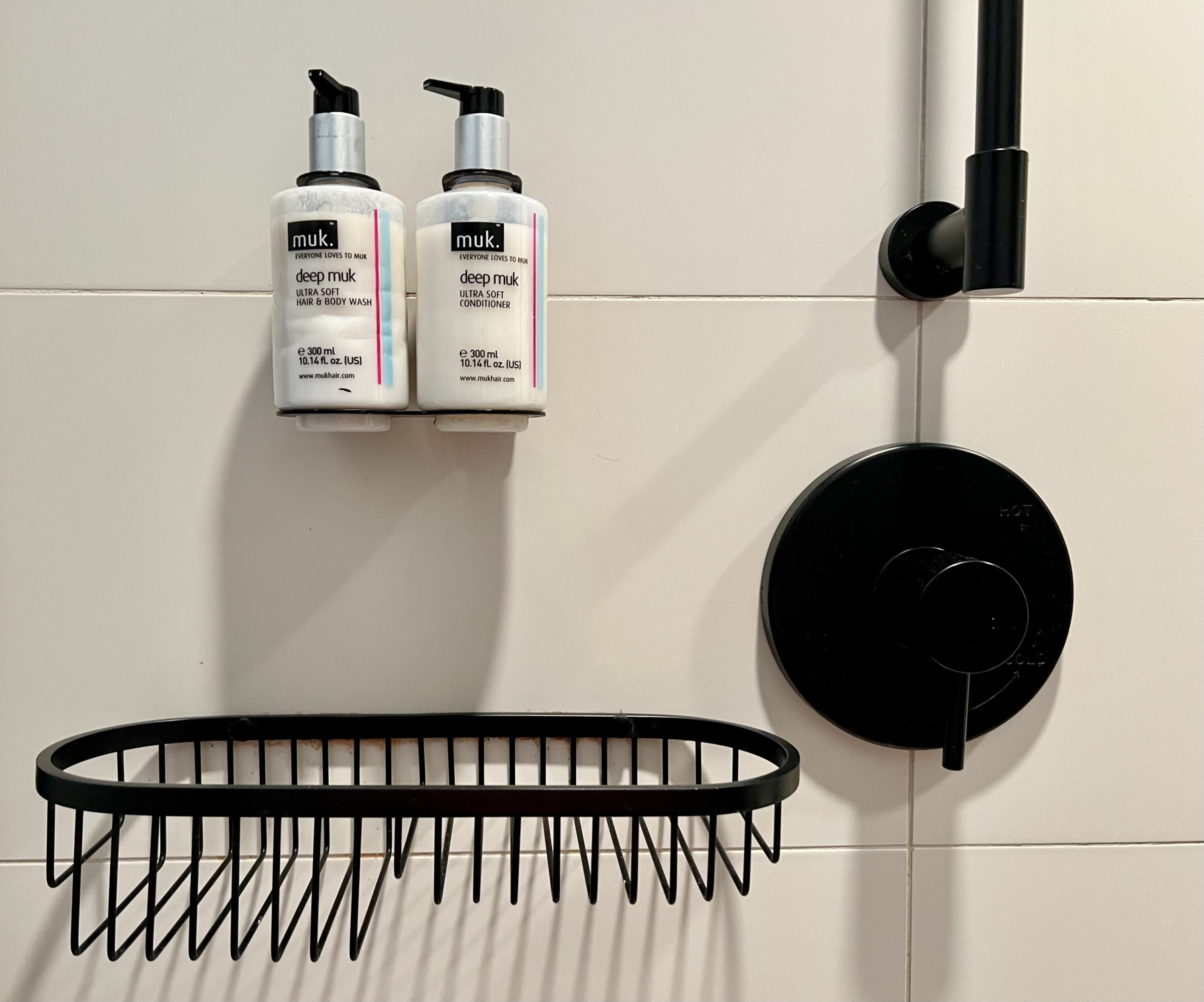 Moxy East Village bathroom shower amenities