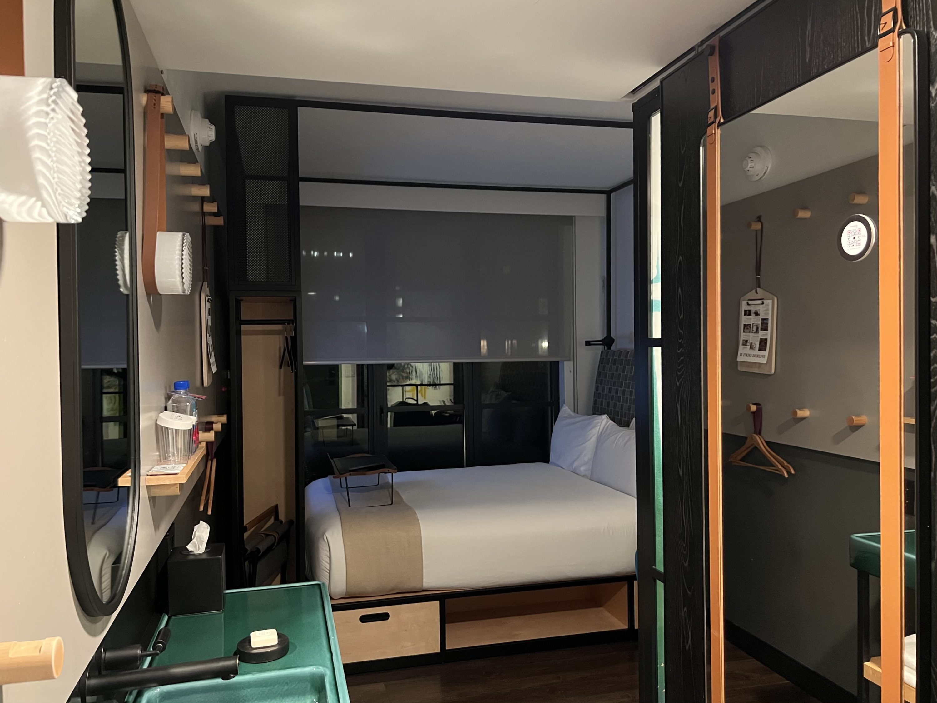 Moxy East Village bedroom