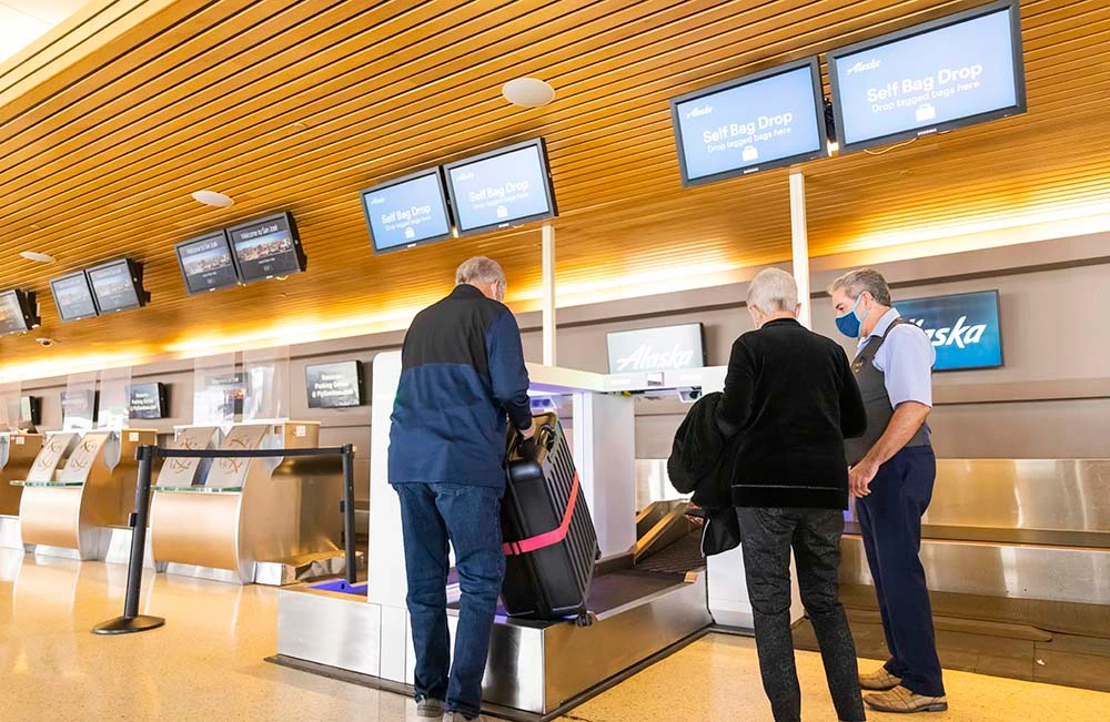 Alaska Airlines Self Drop SJC