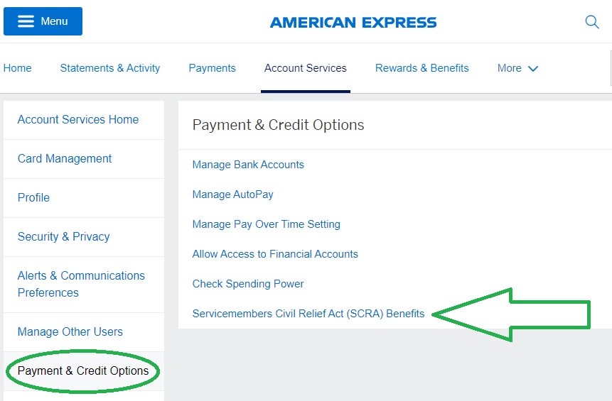 Amex SCRA