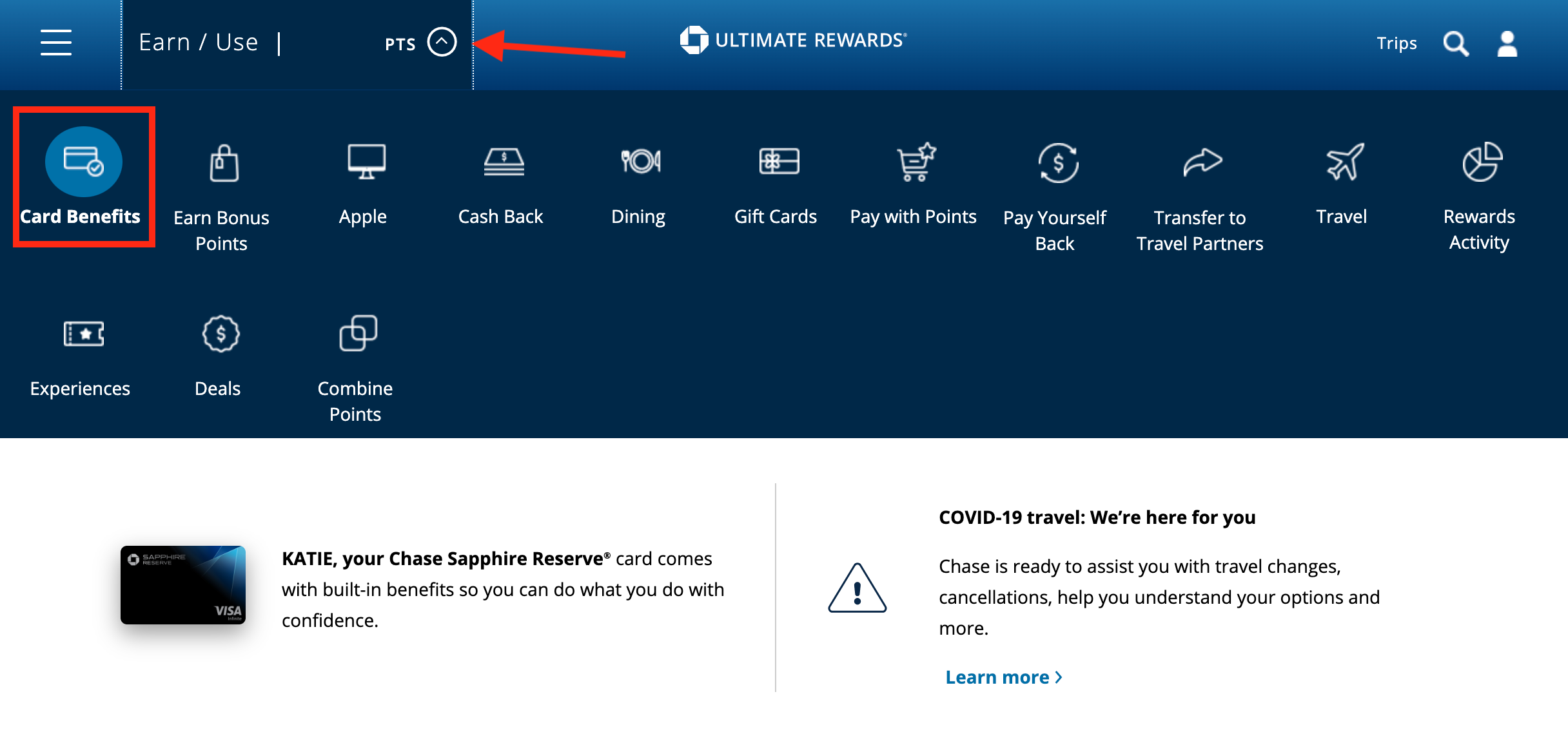 Chase Sapphire Reserve card benefits