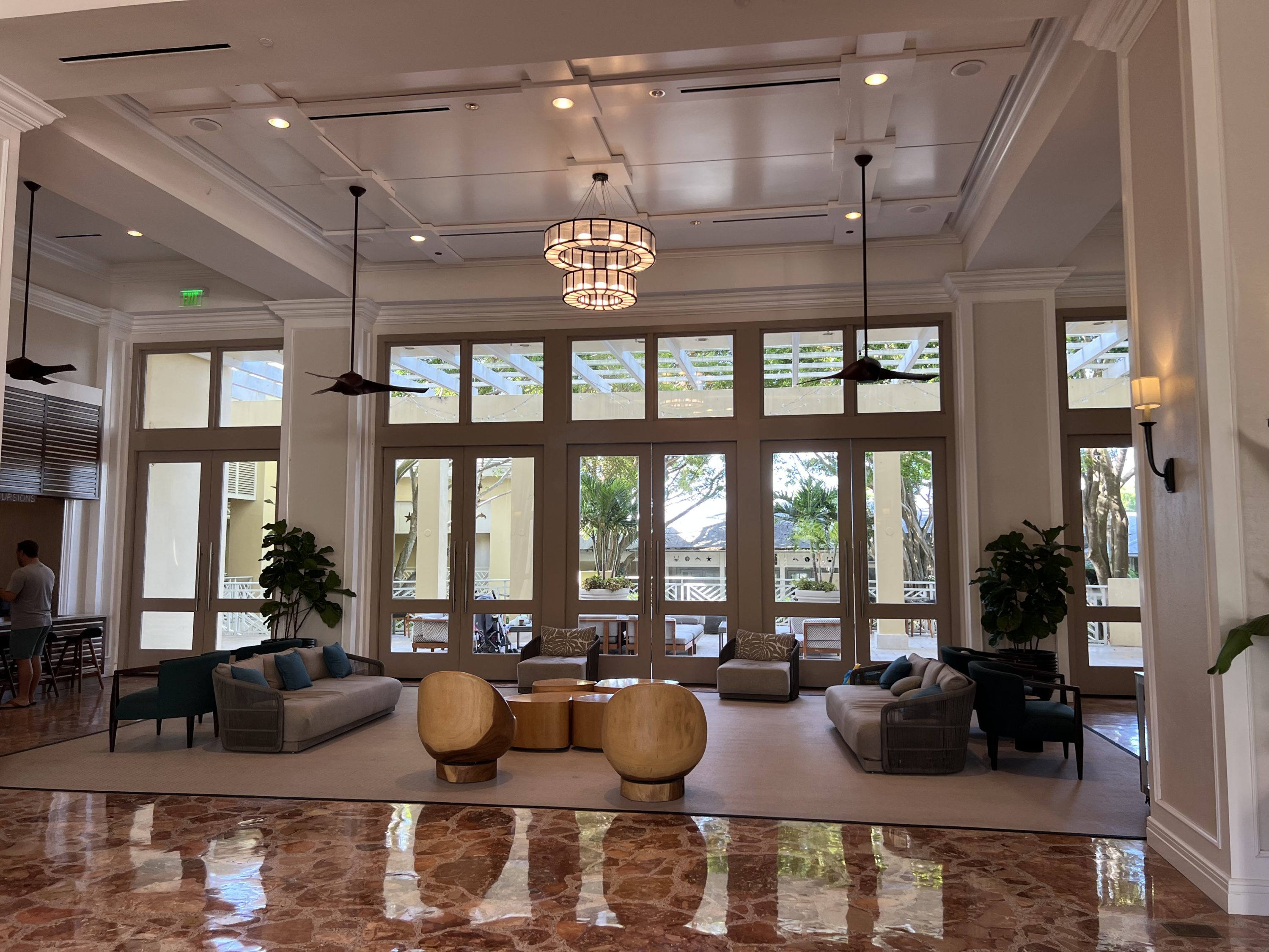 Hyatt Regency Coconut Point lobby.