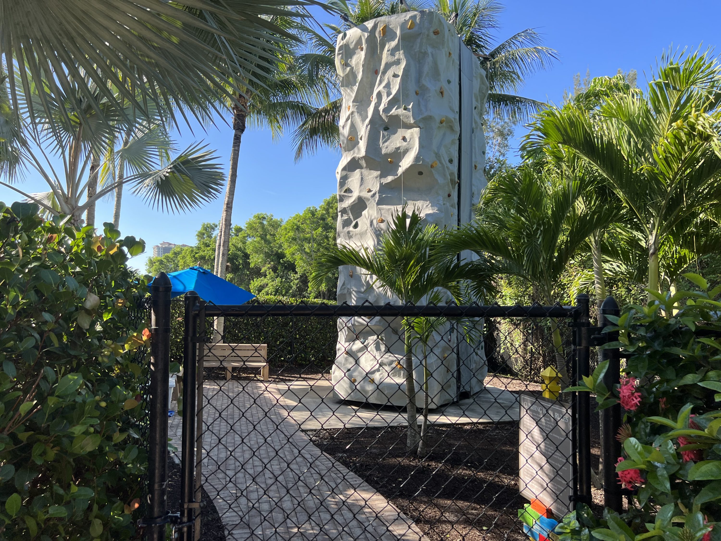 Hyatt Regency Coconut Point Resort & Spa rock climbing wall