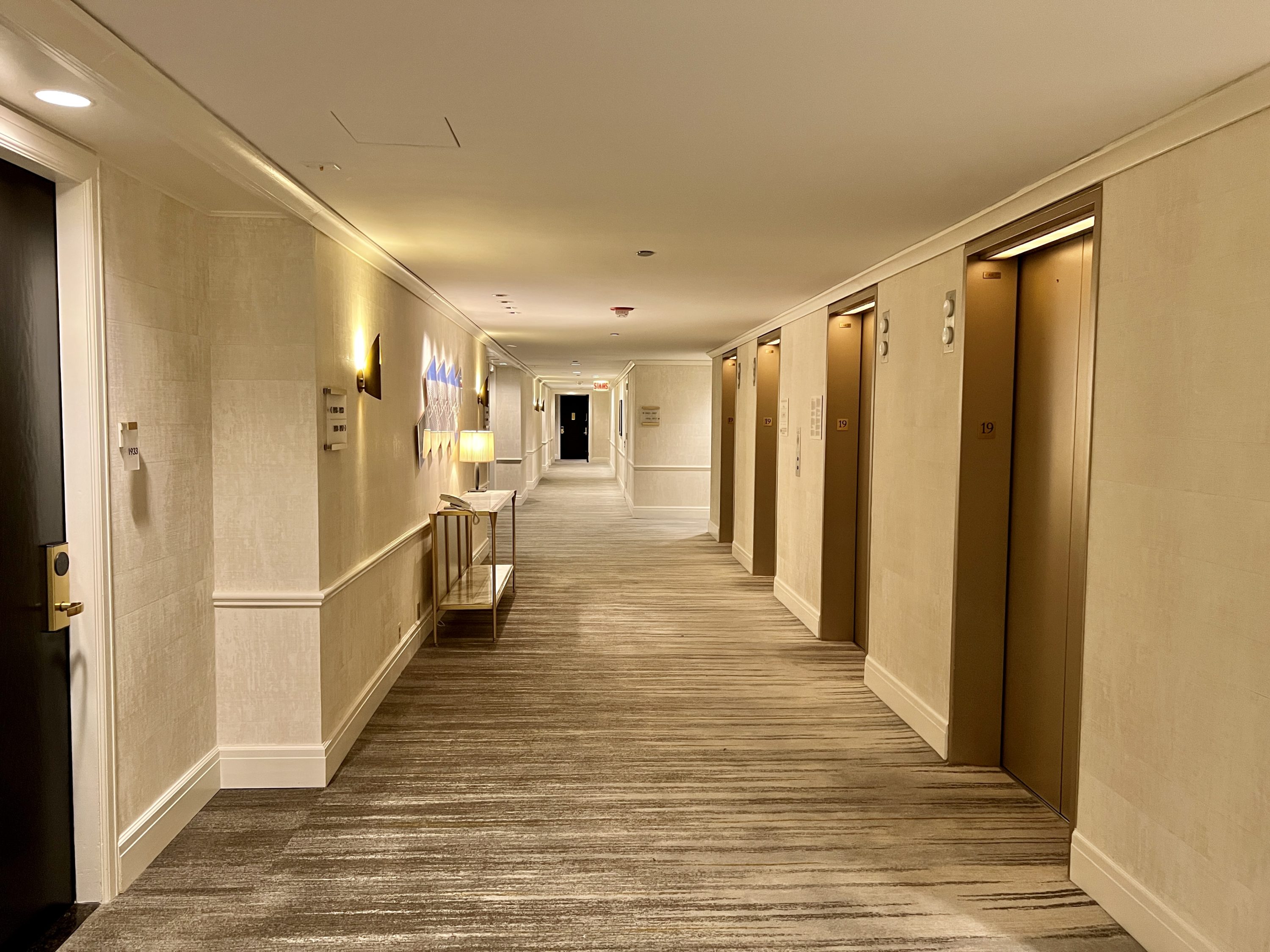 The Ritz Carlton Chicago Guest Floor Hallway