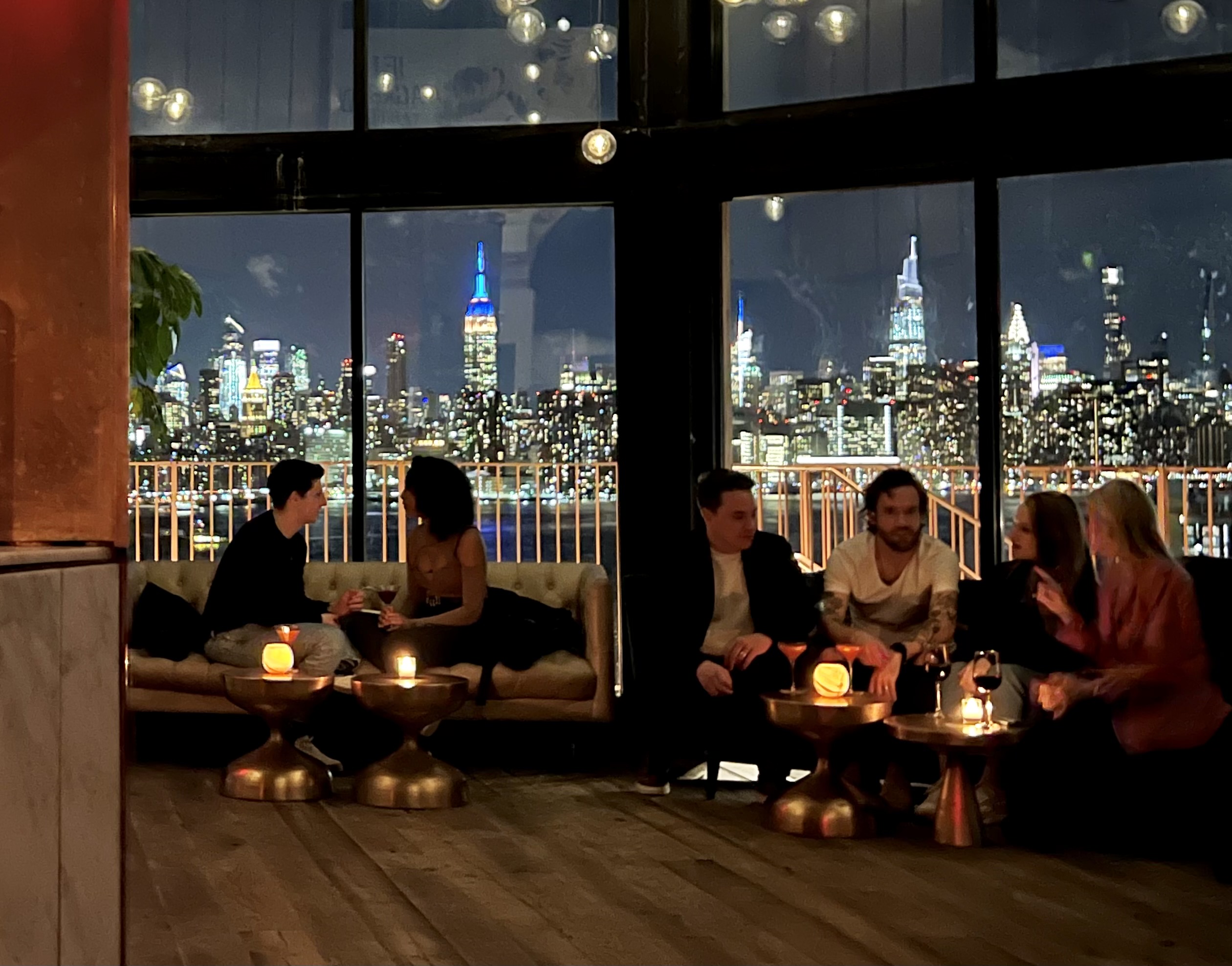 The Williamsburg Hotel Watertower bar view