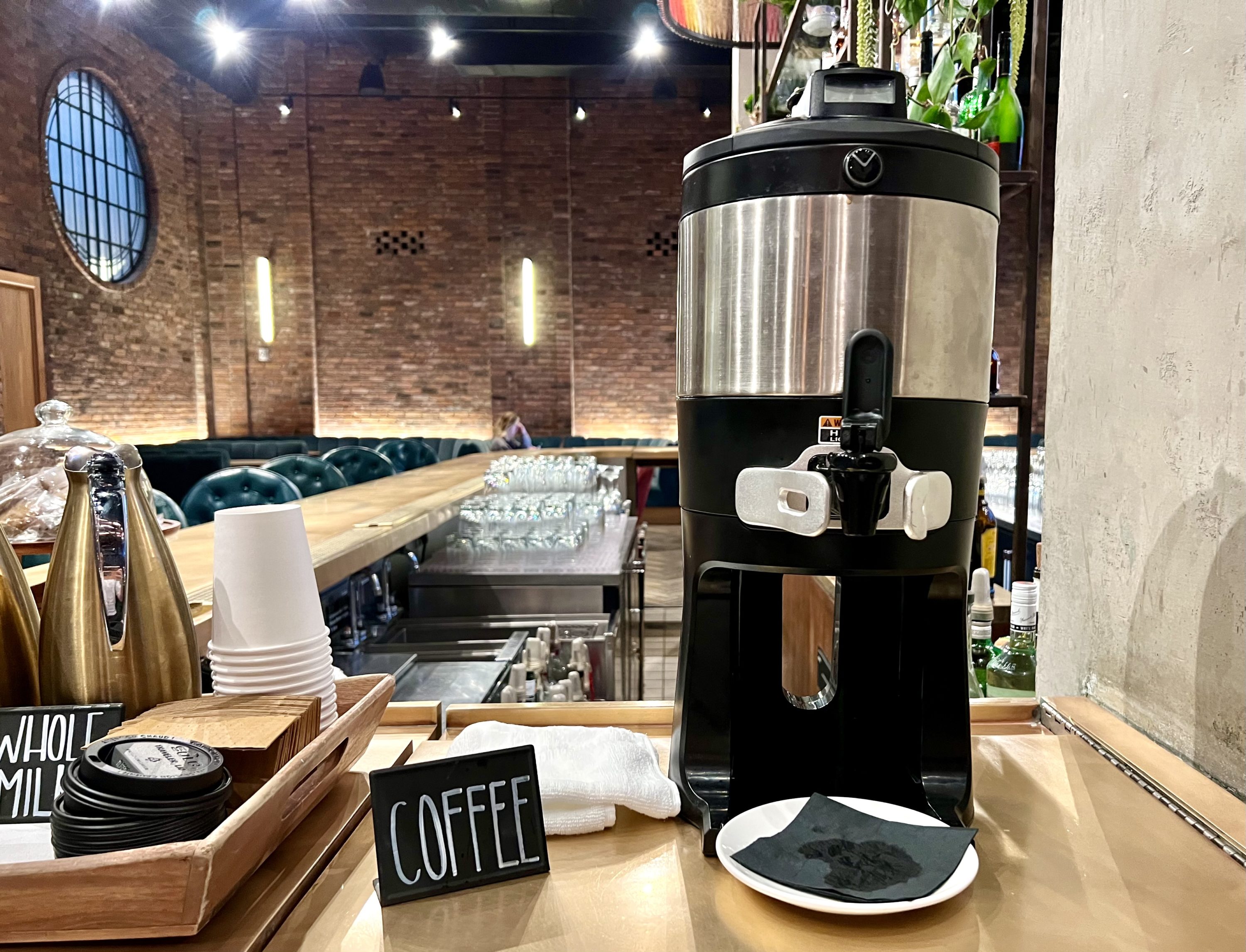 The Williamsburg Hotel breakfast drip coffee