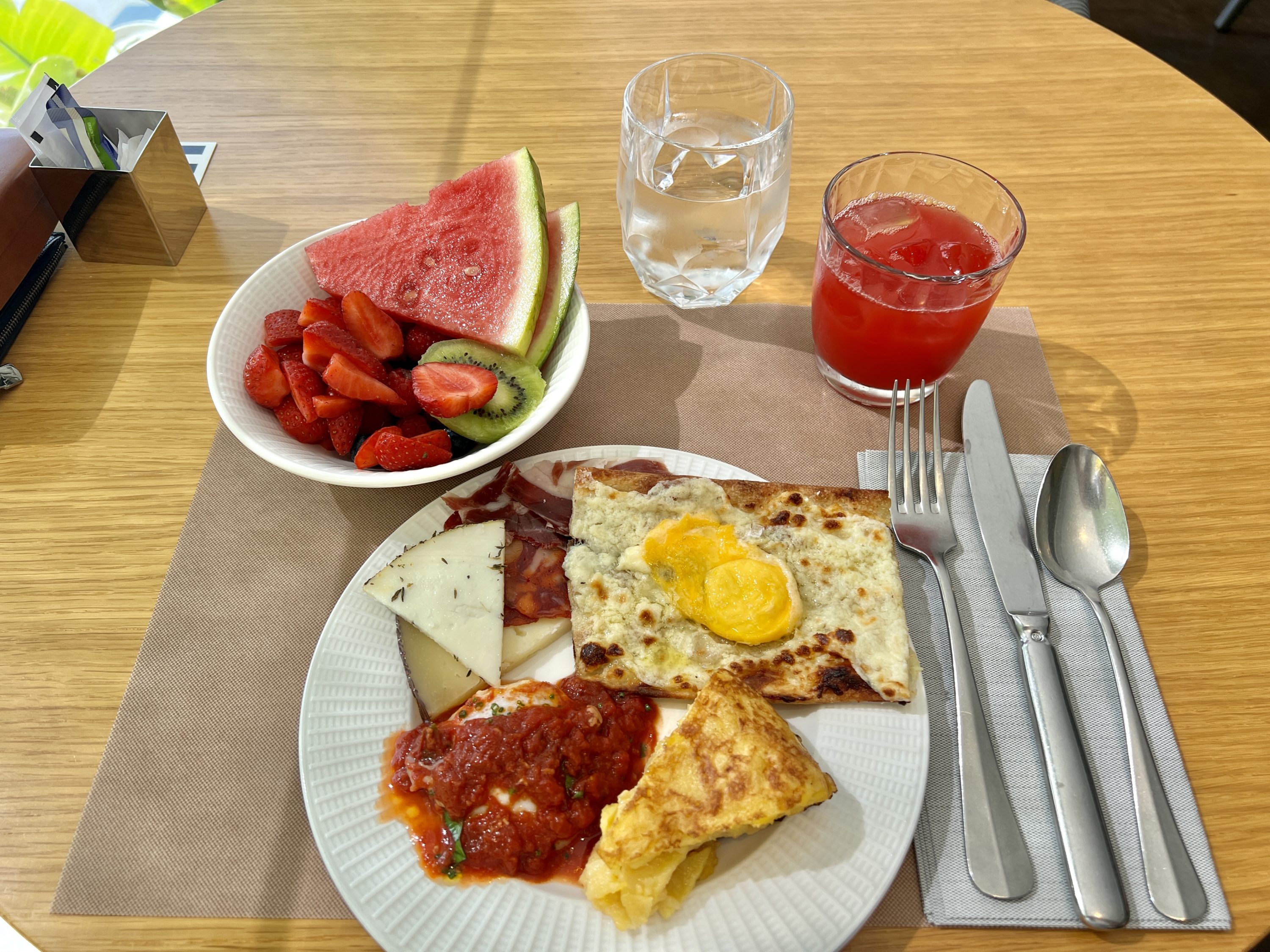 W Ibiza Breakfast Plate La Llama