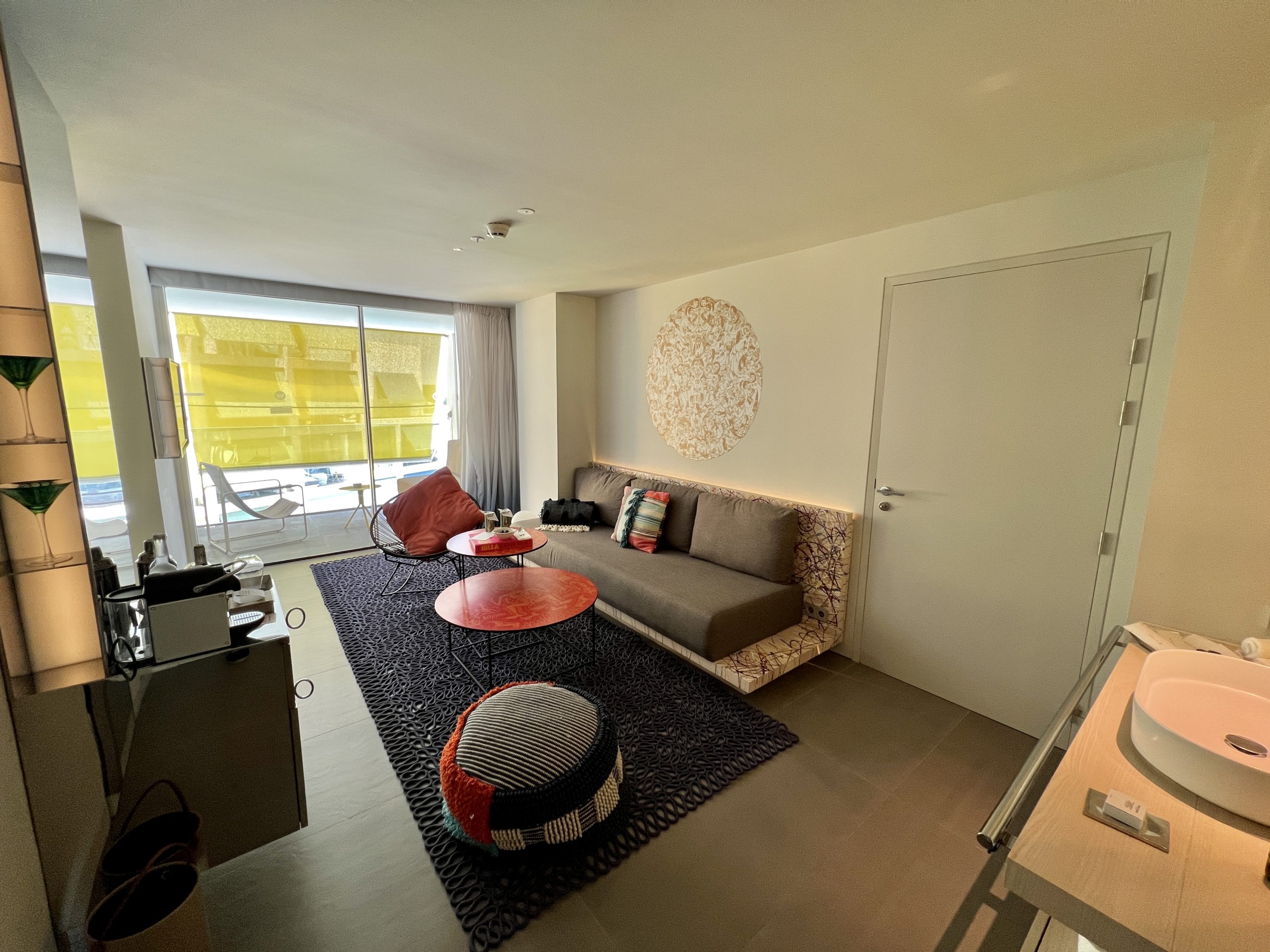 W Ibiza Living Room From Front Door