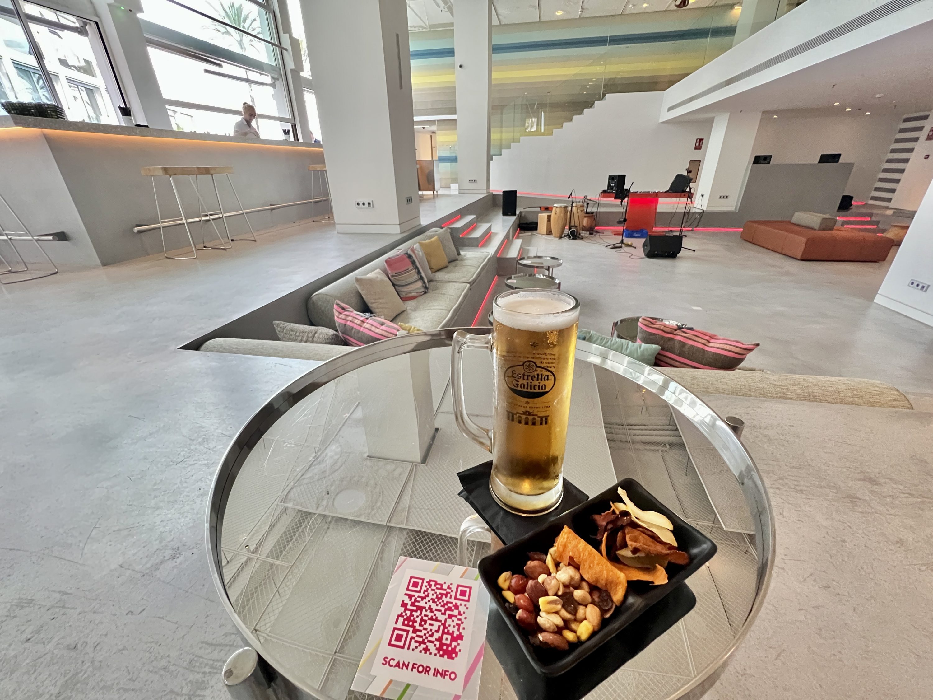 W Ibiza Lobby Bar Beer
