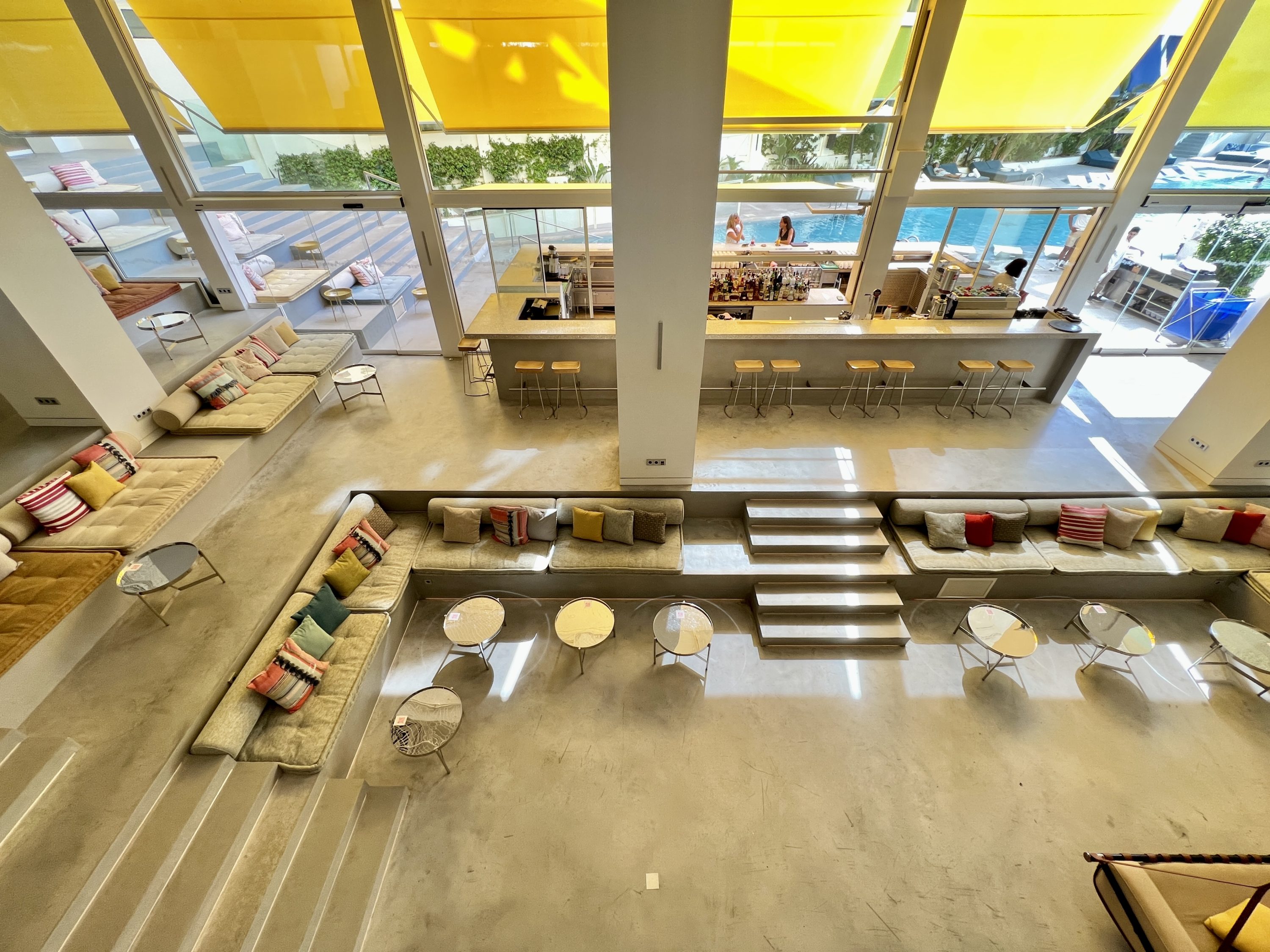 W Ibiza Lobby Bar Birdseye View