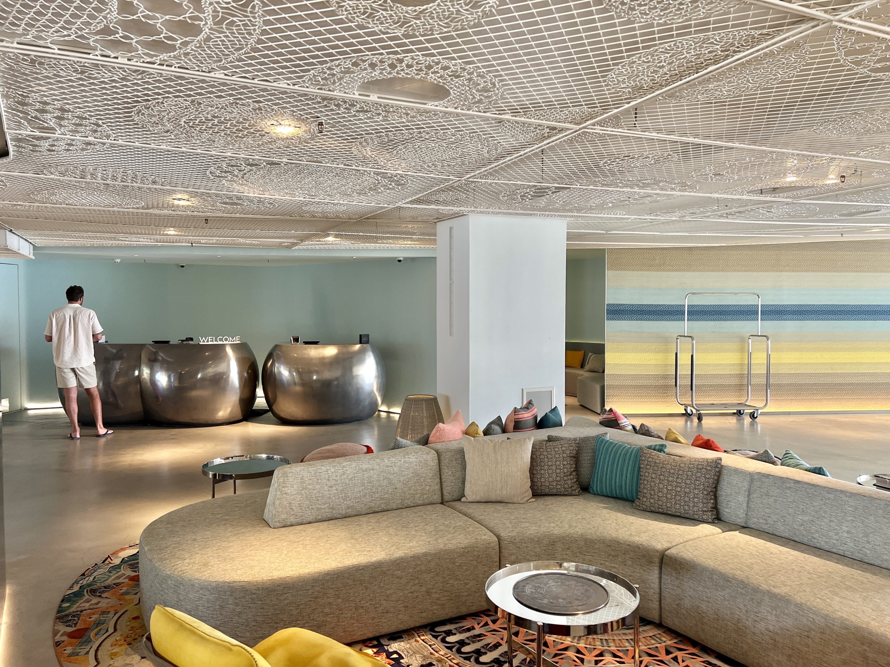 W Ibiza Lobby and Front Desks
