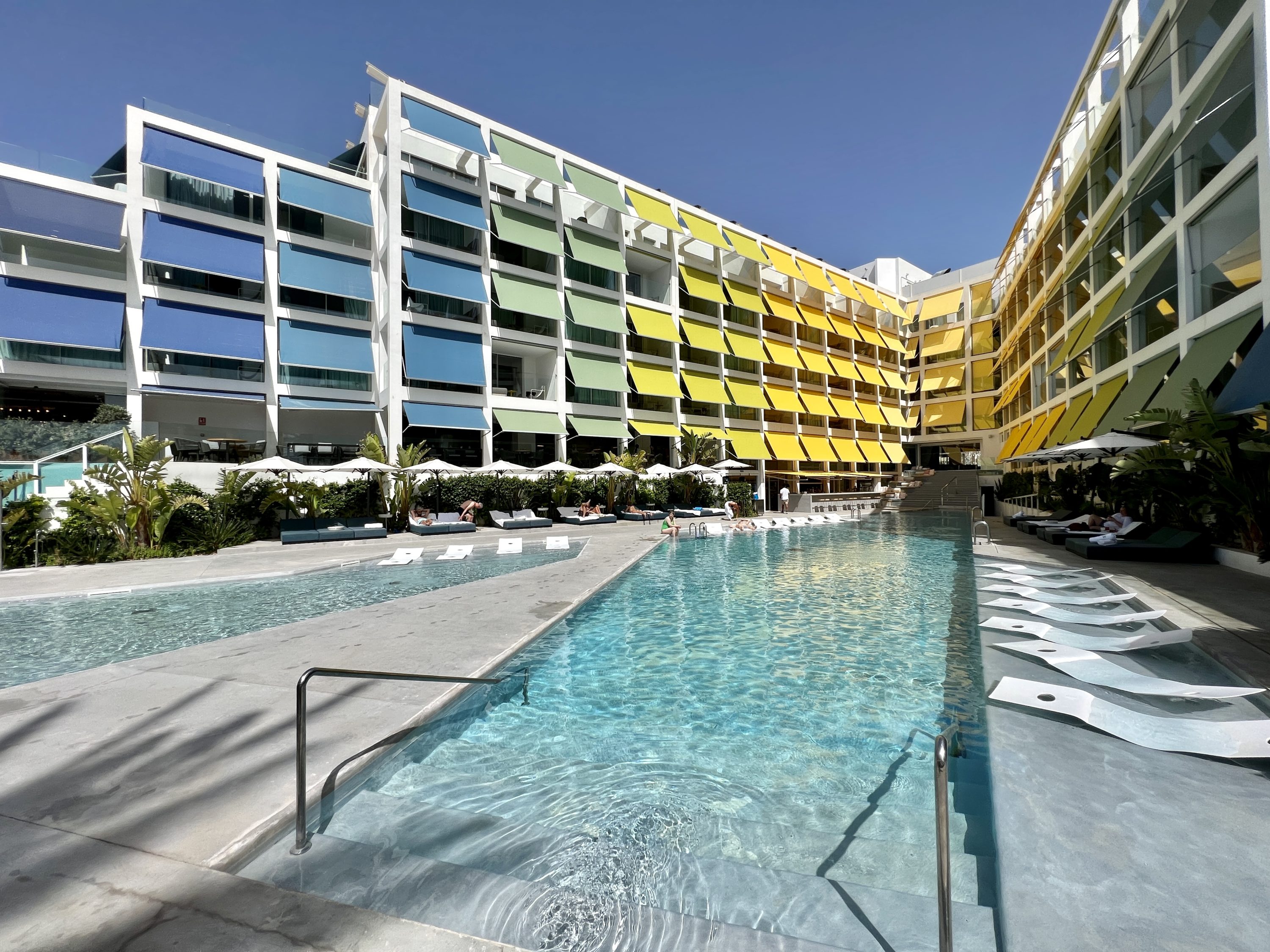 W Ibiza Pool Deck Overview