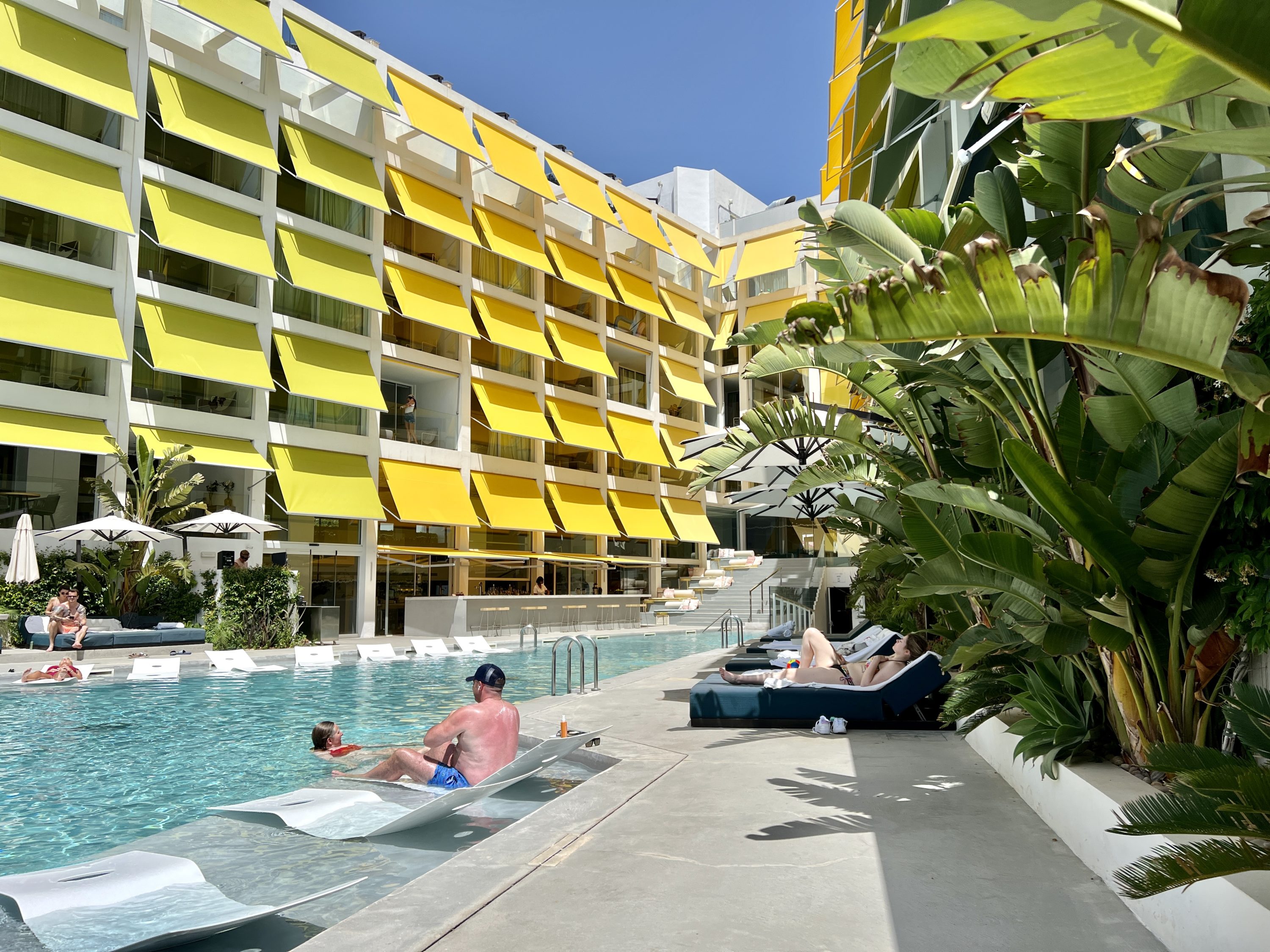 W Ibiza Wet Deck Plants