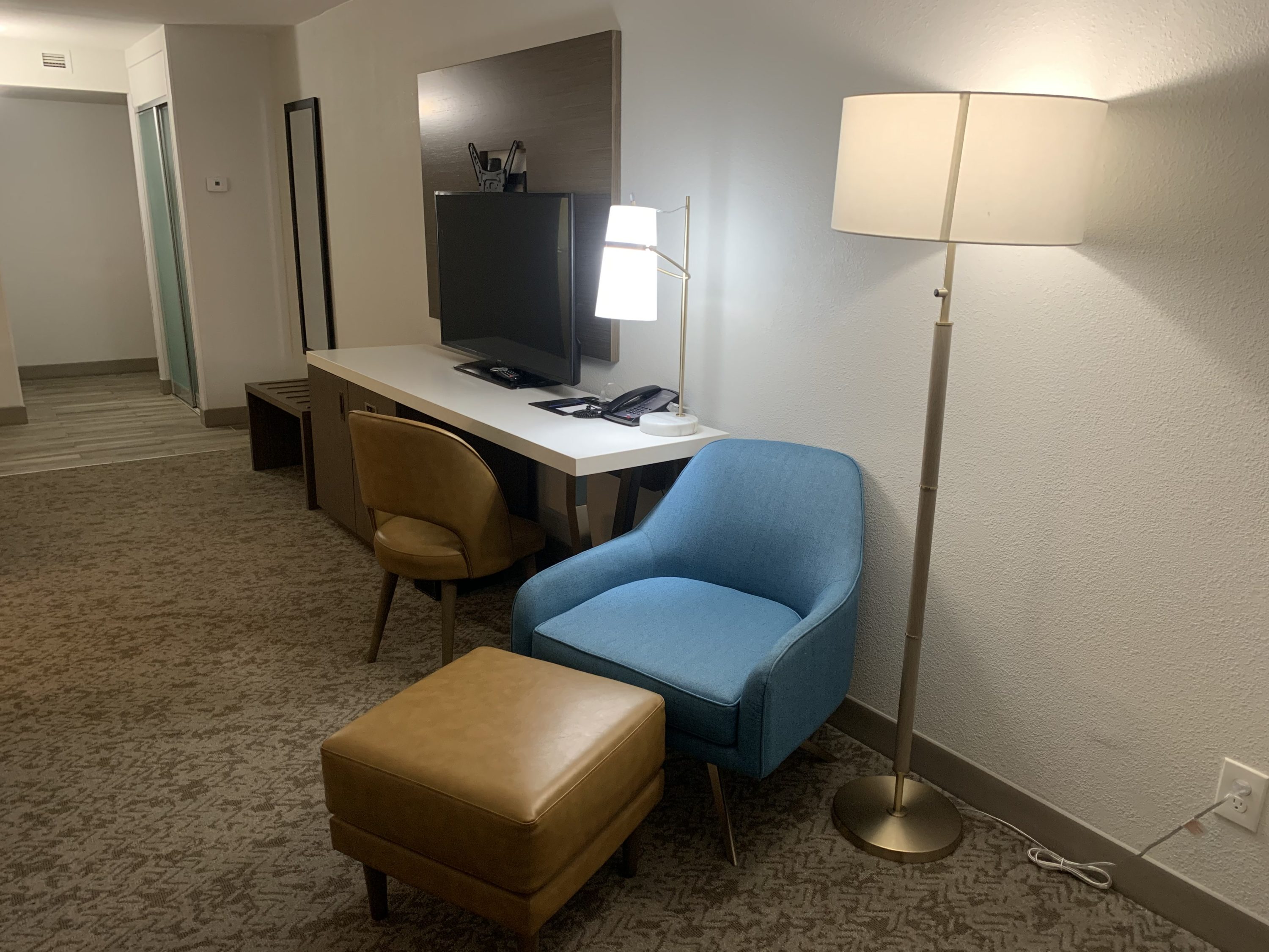 Seating area at the DoubleTree by Hilton Corpus Christi Beachfront