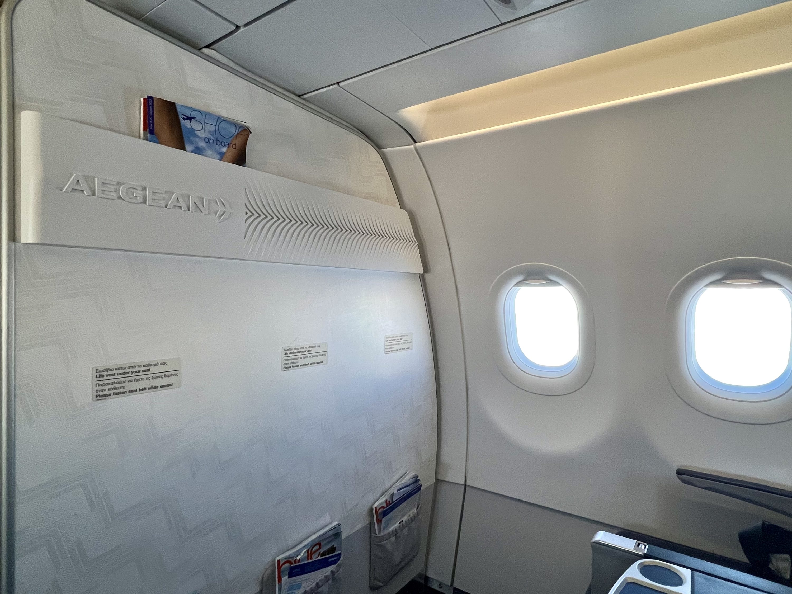 Aegean upgrade bid Aegean Airbus A320neo business class branding