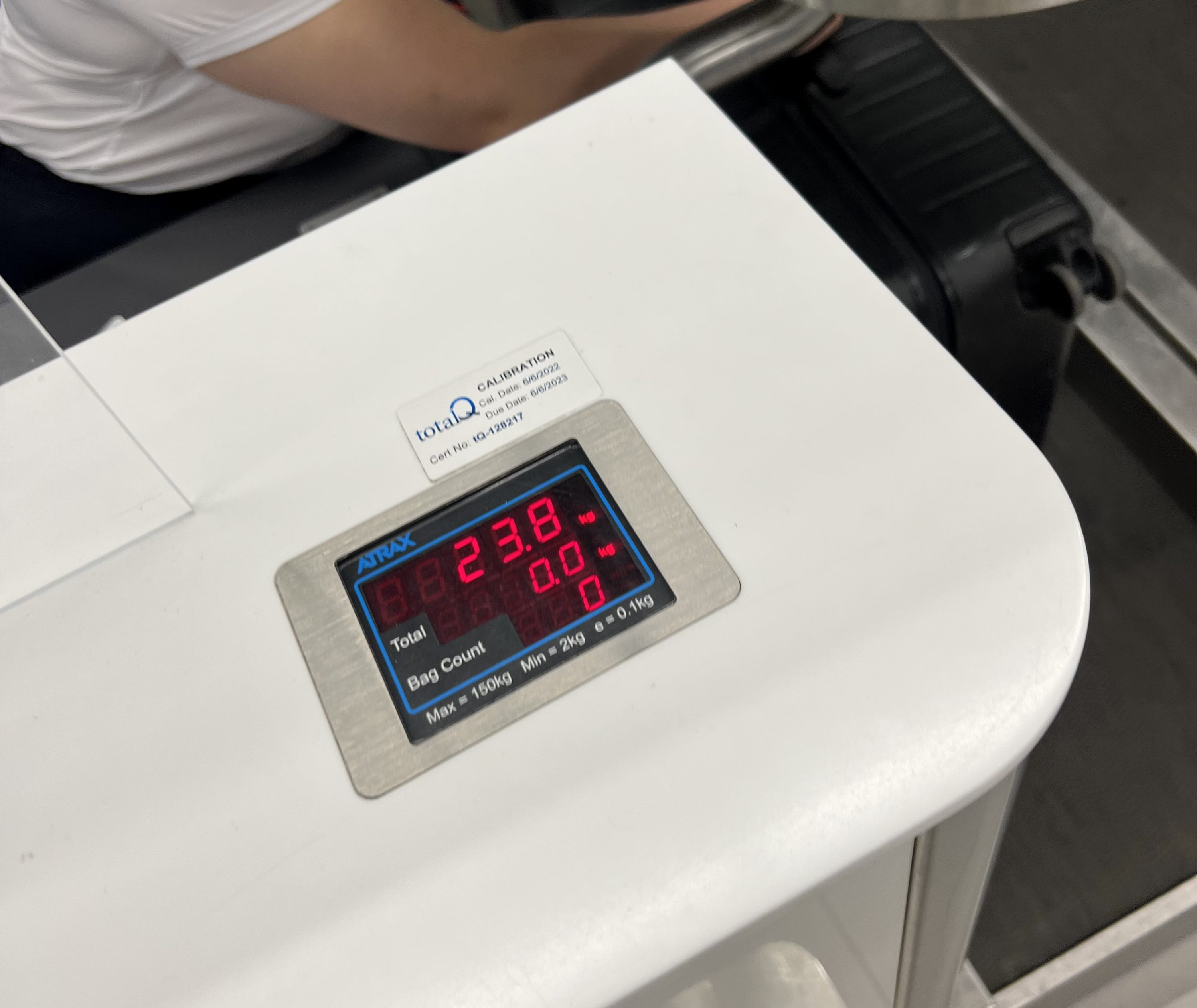 Aegean upgrade bid baggage weighing