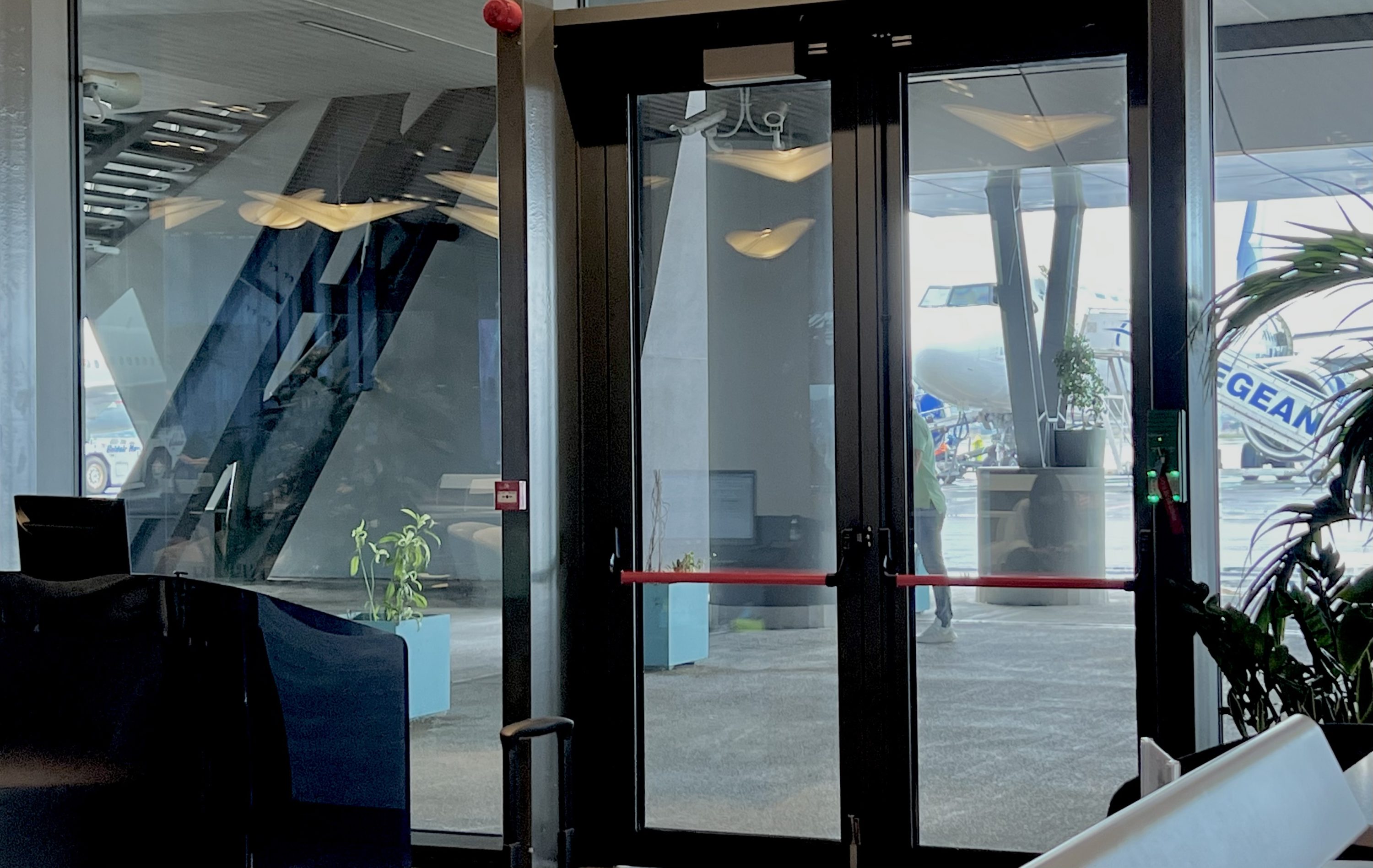 Aegean upgrade bid boarding from lounge