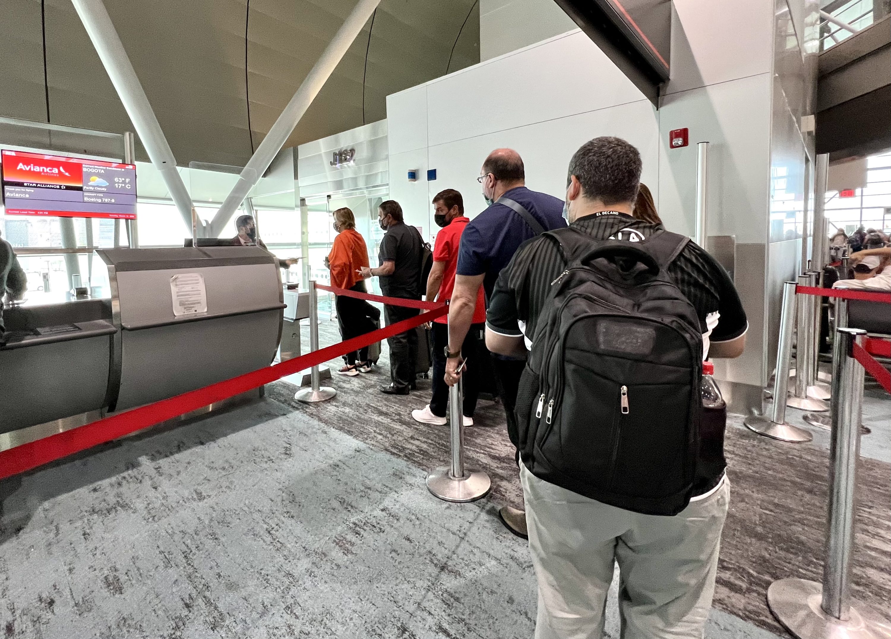 Avianca Boeing 787 Business Class MIA boarding