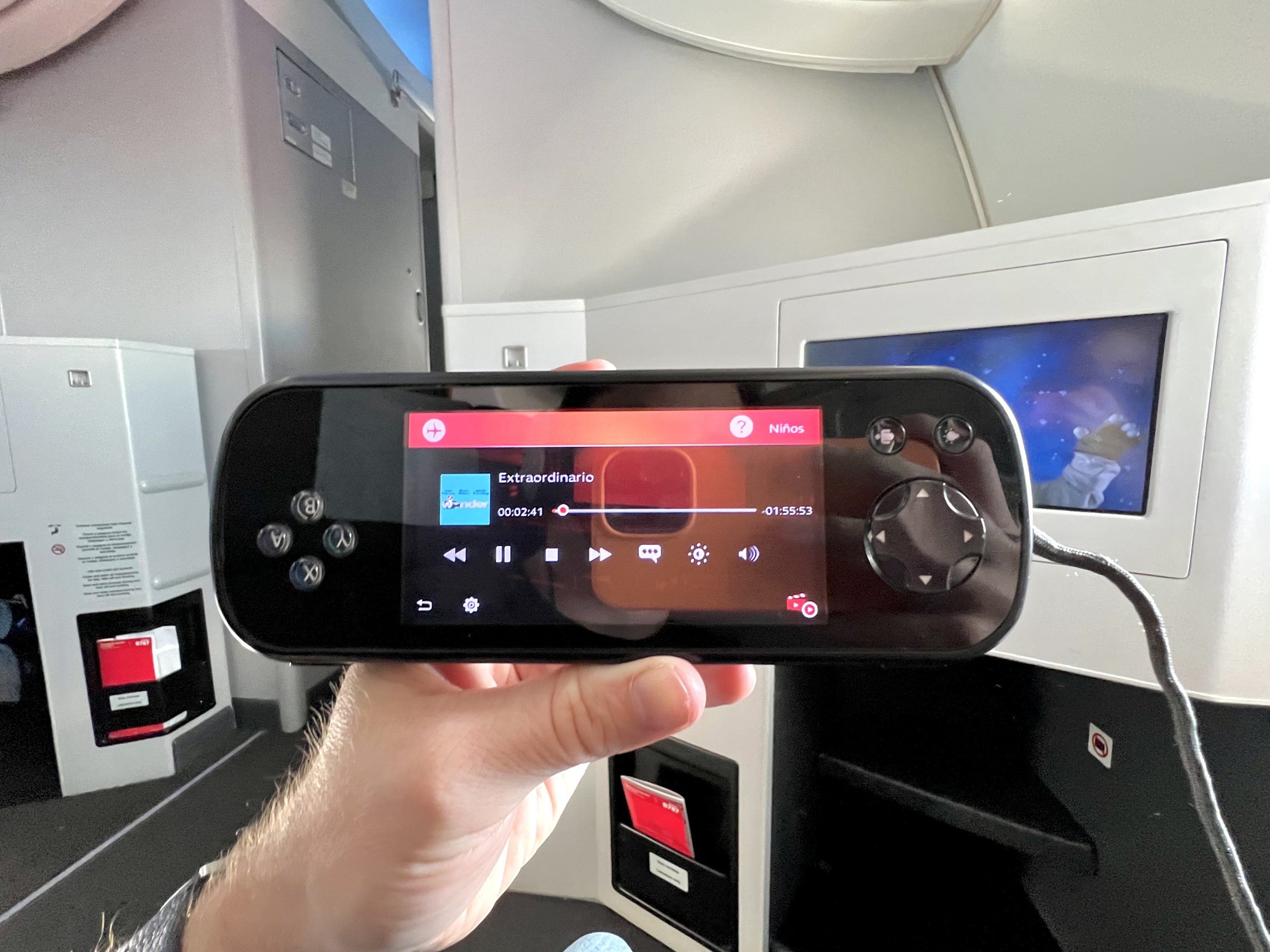 Avianca Boeing 787 Business Class handset