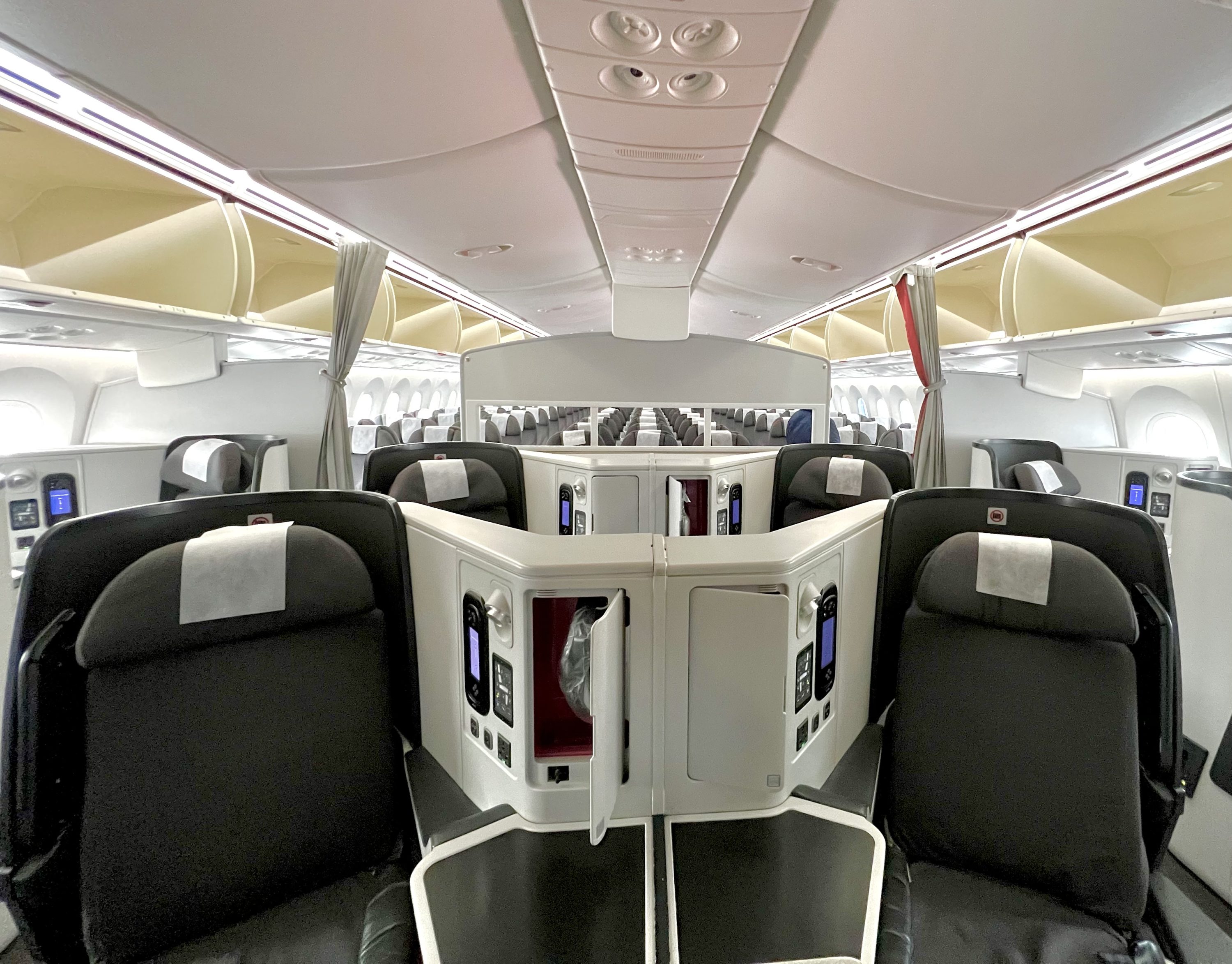 Avianca Boeing 787 Business Class small rear cabin middle