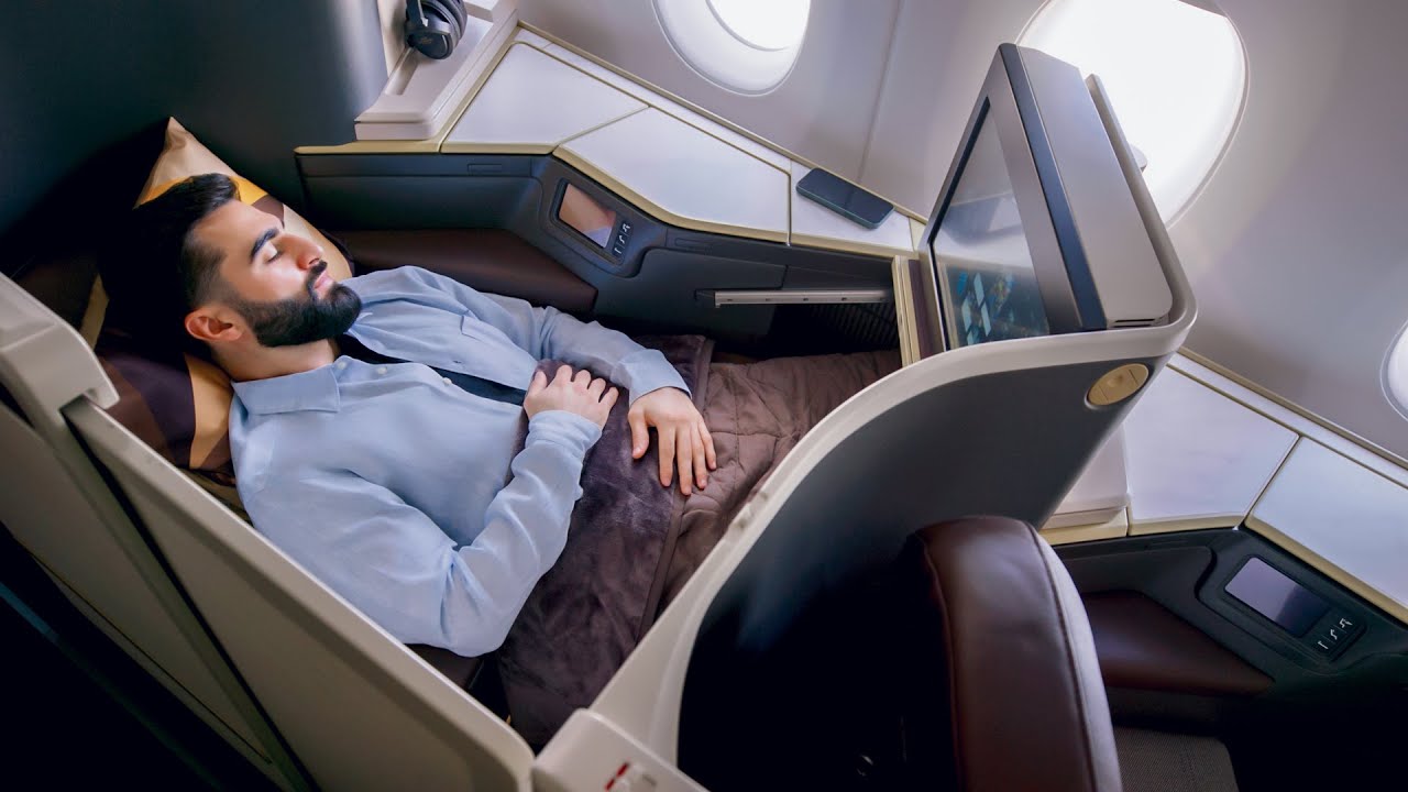 Etihad A350-1000 business class Etihad A350-1000 business class