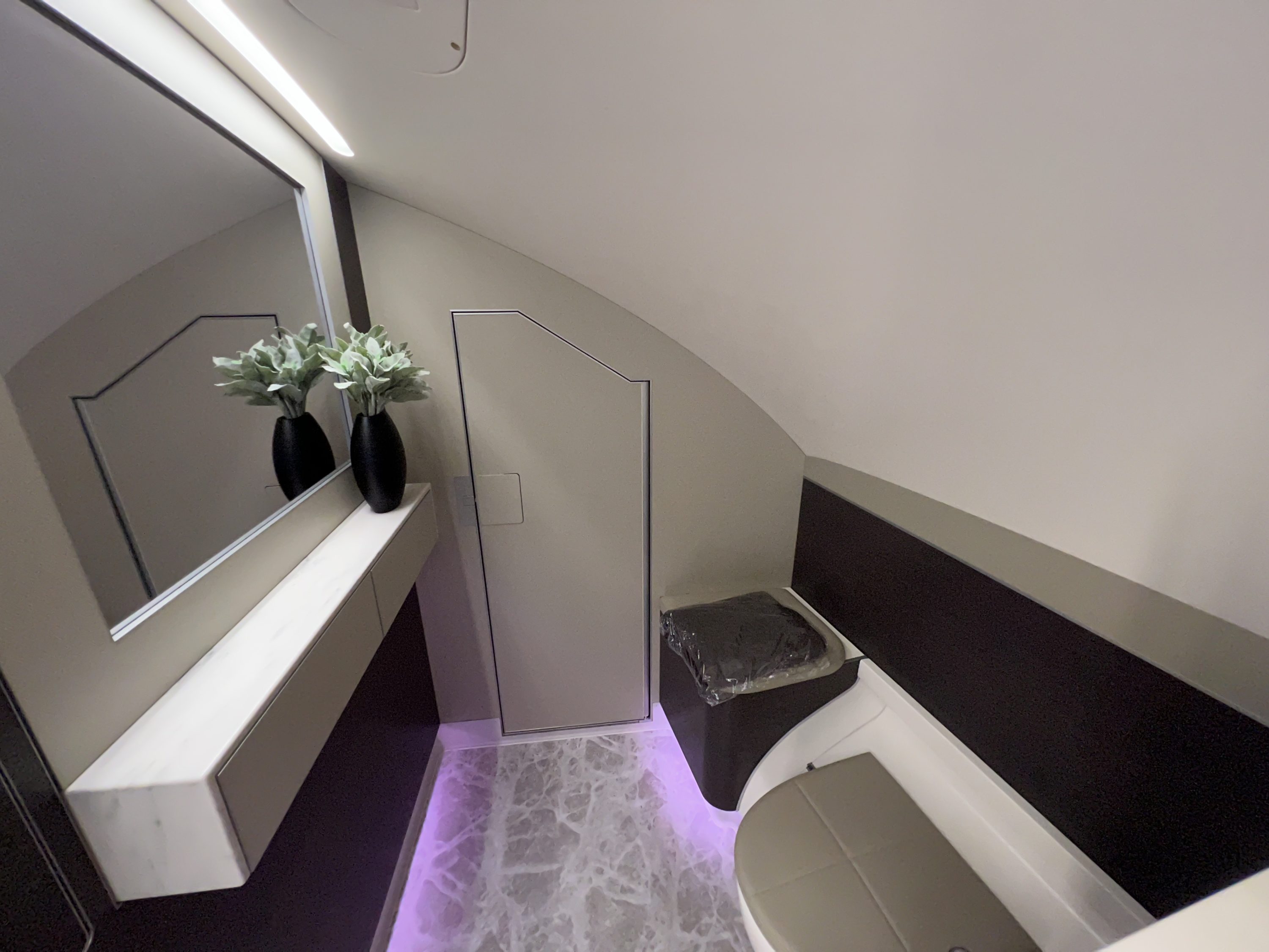 Lavatory on Singapore Suites