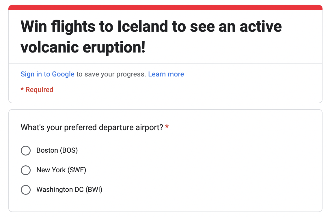 PLAY U.S. departure airports