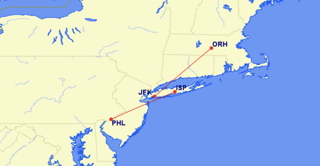 Potential routes for Americans future hydrogen electric engine powered regional jets
