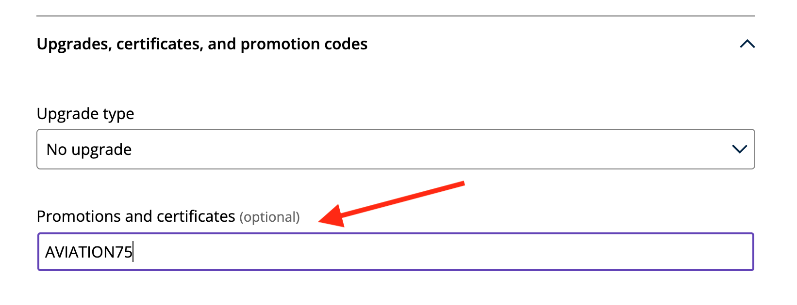 United Promo Code AVIATION75