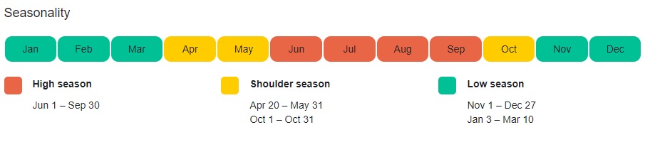 Booking Seasons Iceland 