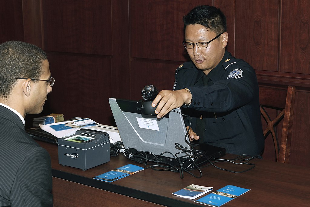 CBP Global Entry appointment image taken CBP Global Entry appointment image taken