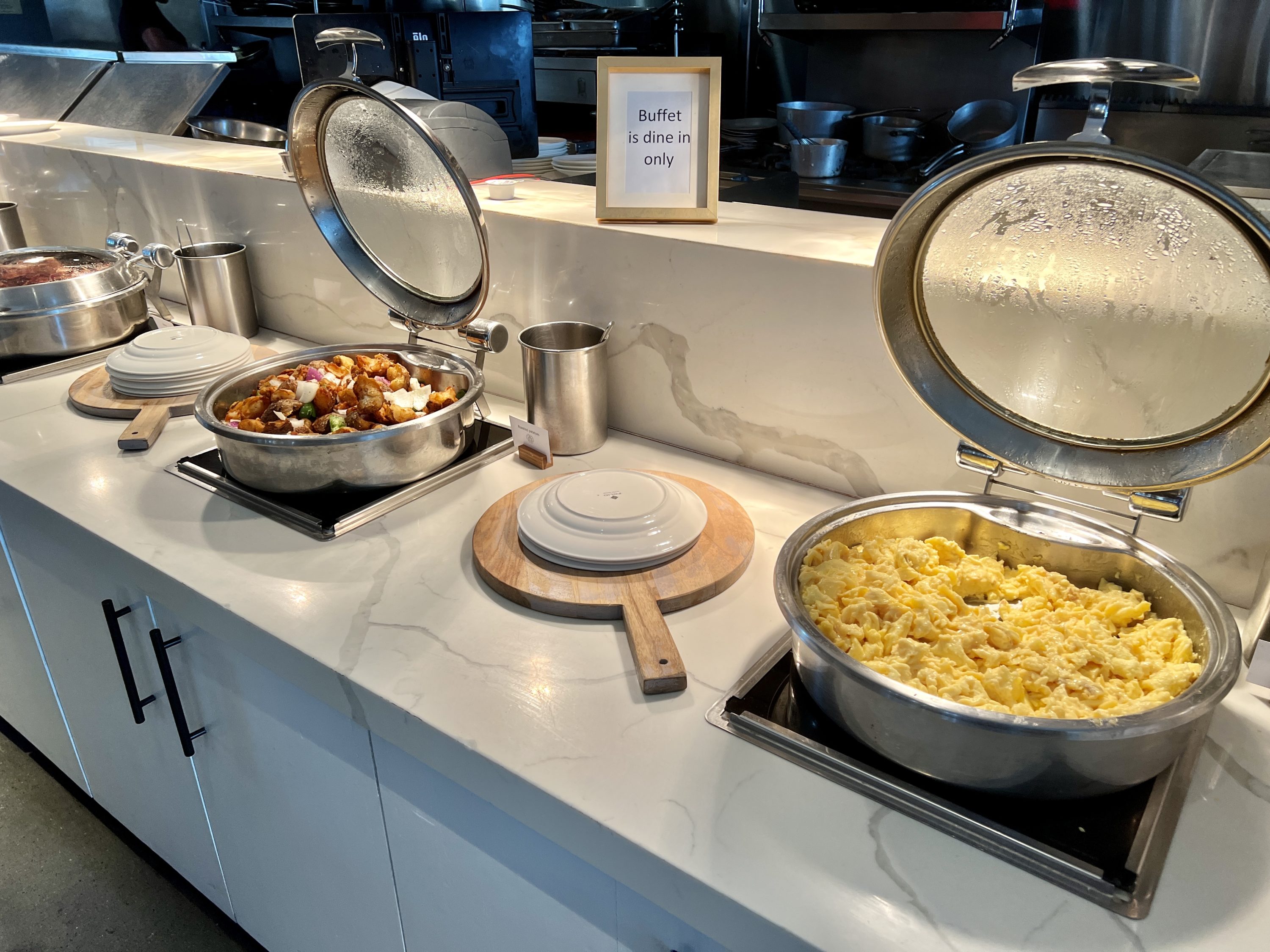 Cadillac Hotel Beach Club Breakfast Buffet Hot Options