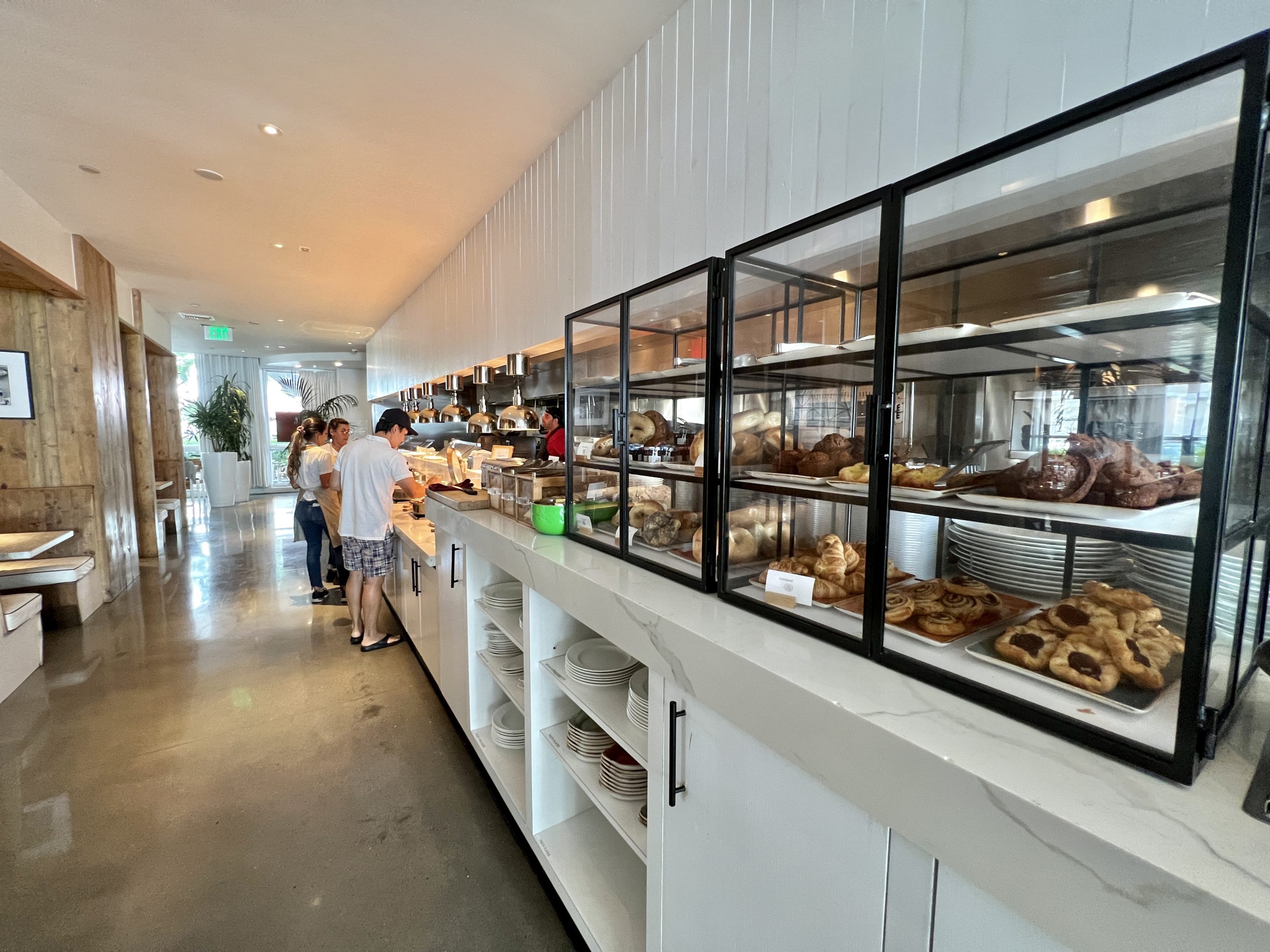 Cadillac Hotel Beach Club Breakfast Buffet Overview